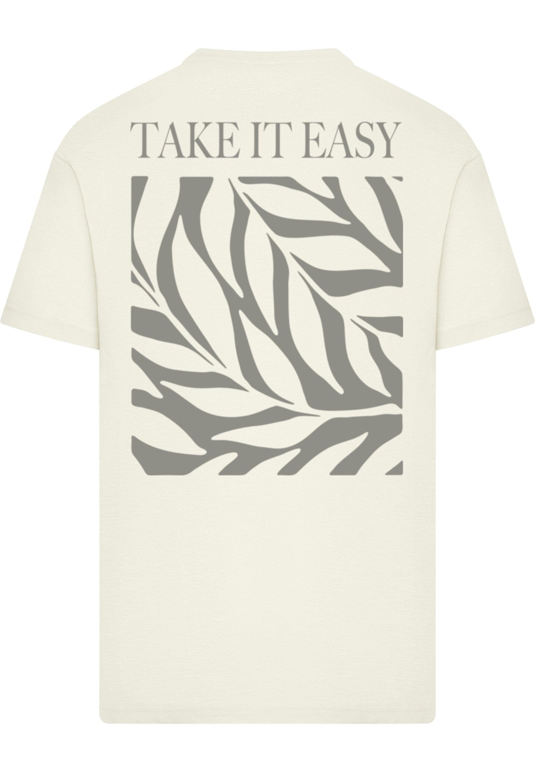 MisterTee T-Shirt "MisterTee Take It Easy Plants Tee" 1 Stk. günstig online kaufen