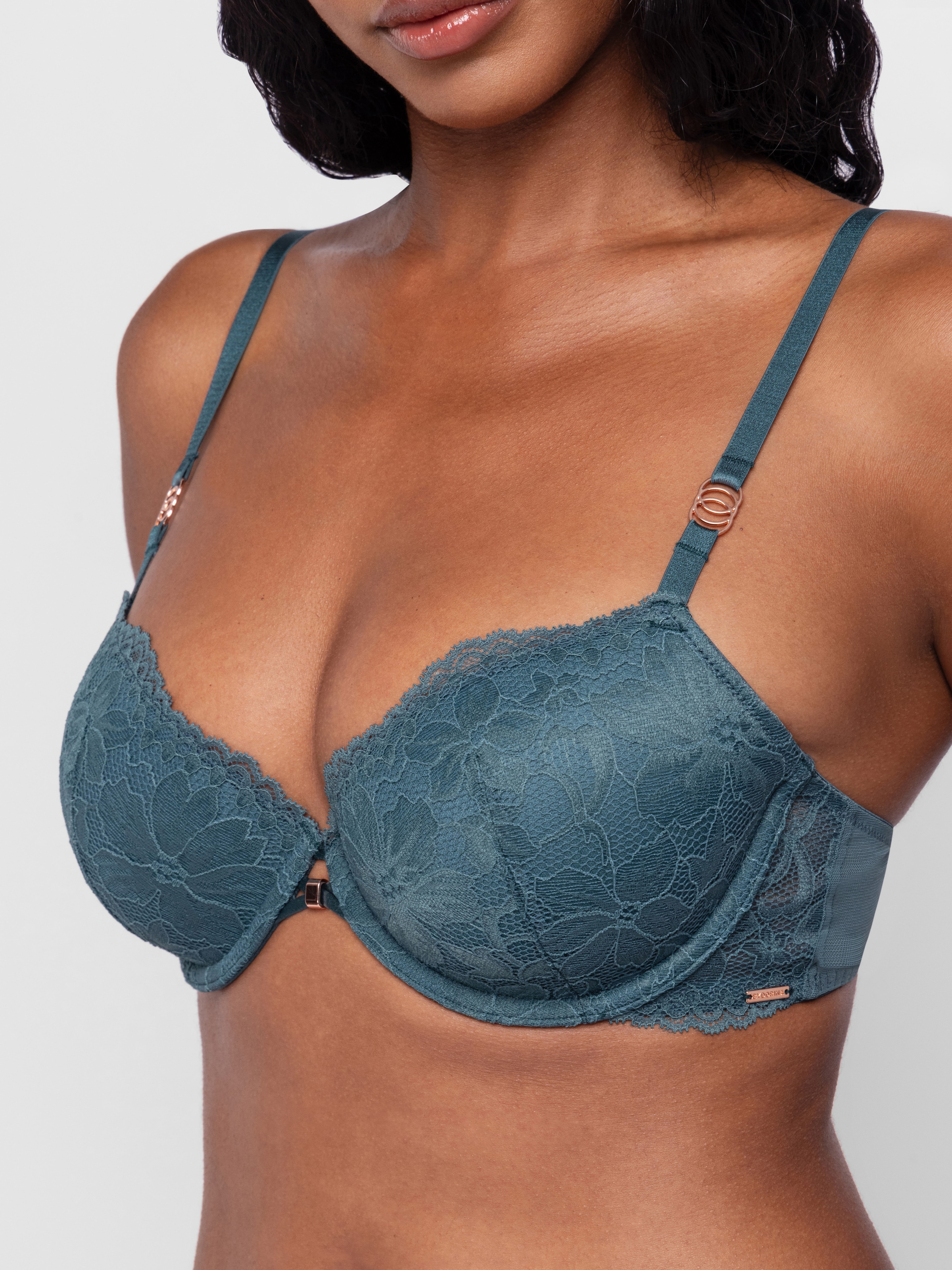 Dorina 1100000002199 "Jemma" Spitze, feminin, schmale Träger, leicht gepolstert, vorgeformte Cups
