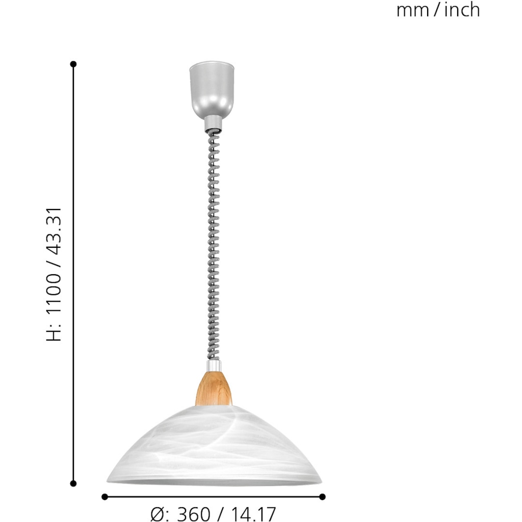 EGLO Pendelleuchte »LORD 2«, 1 flammig-flammig