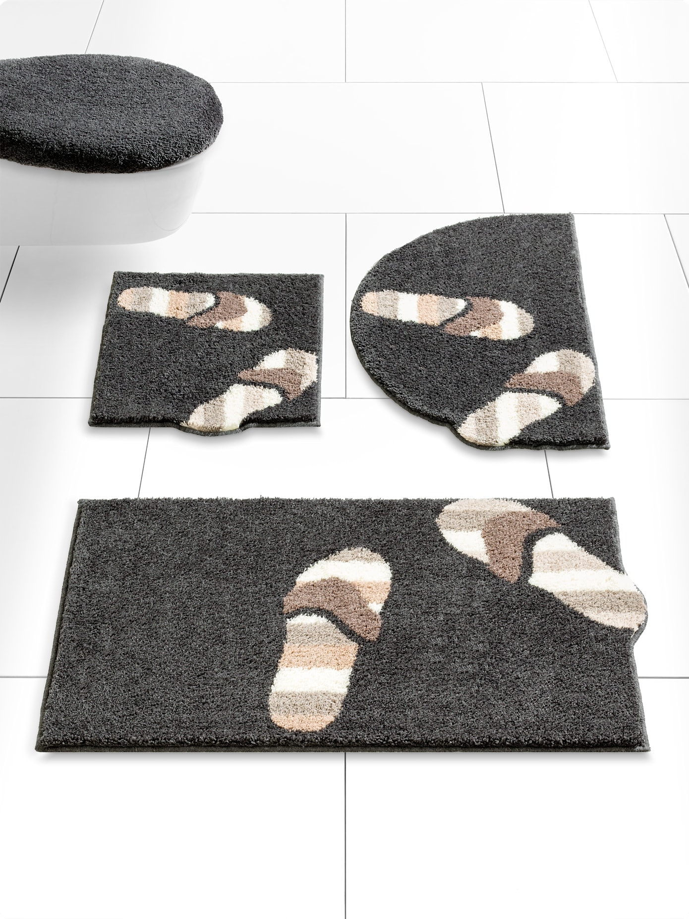 Badematte GRUNDanthrazit, Badematten