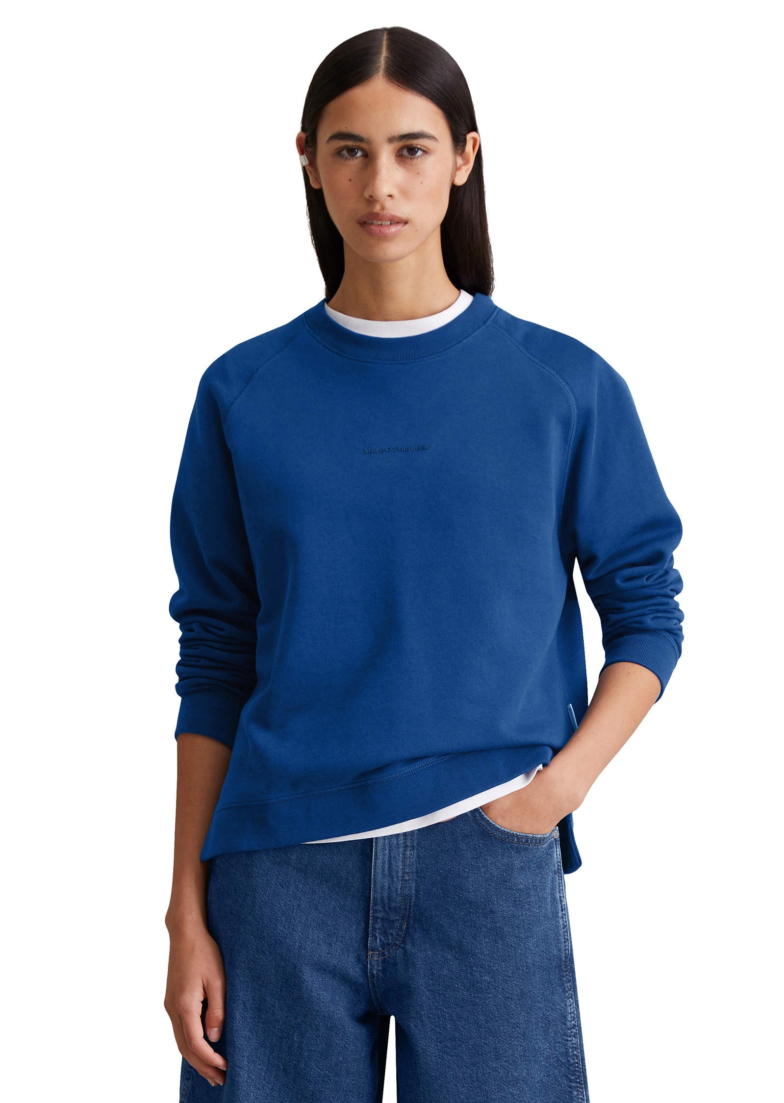 Marc OPolo DENIM Sweatshirt "aus Organic Cotton" günstig online kaufen