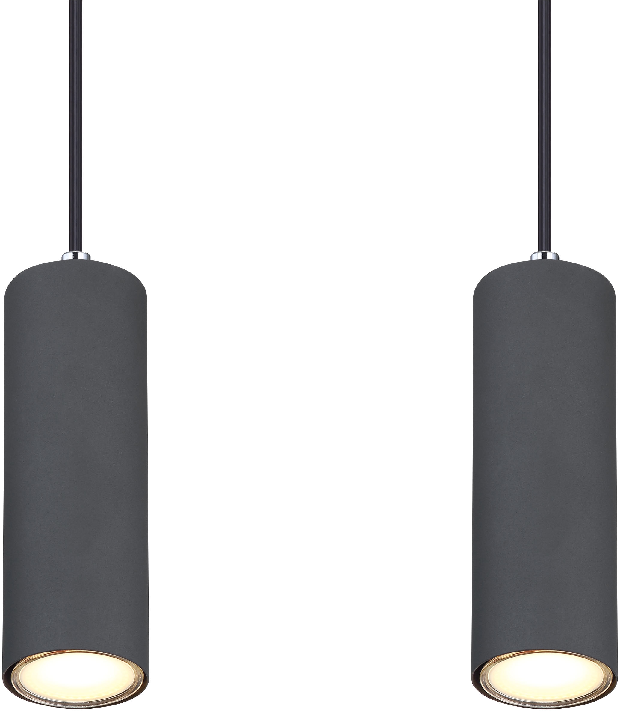 GLOBO LIGHTING Hängeleuchte »ROBBY«, Leuchtmittel GU10 | ohne Leuchtmittel, Hängelampe/Pendelleuchte/Esszimmer/Wohnzimmer/Esstisch