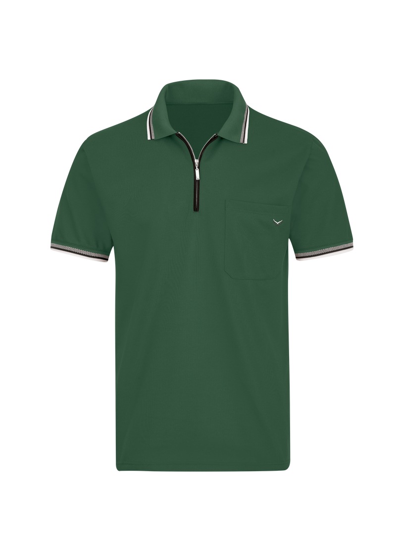Trigema Poloshirt "TRIGEMA Poloshirt mit Reißverschluss" 1 Stk. günstig online kaufen
