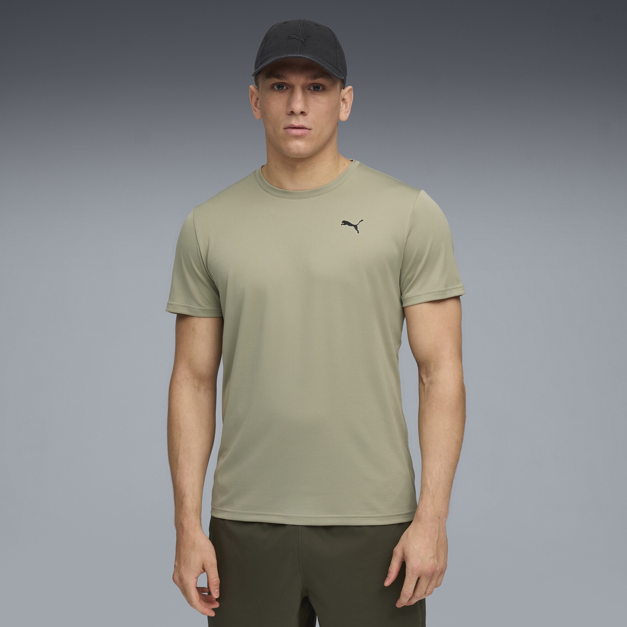 PUMA Trainingsshirt »Train All Day Essentials Poly Texture T-Shirt Herren«