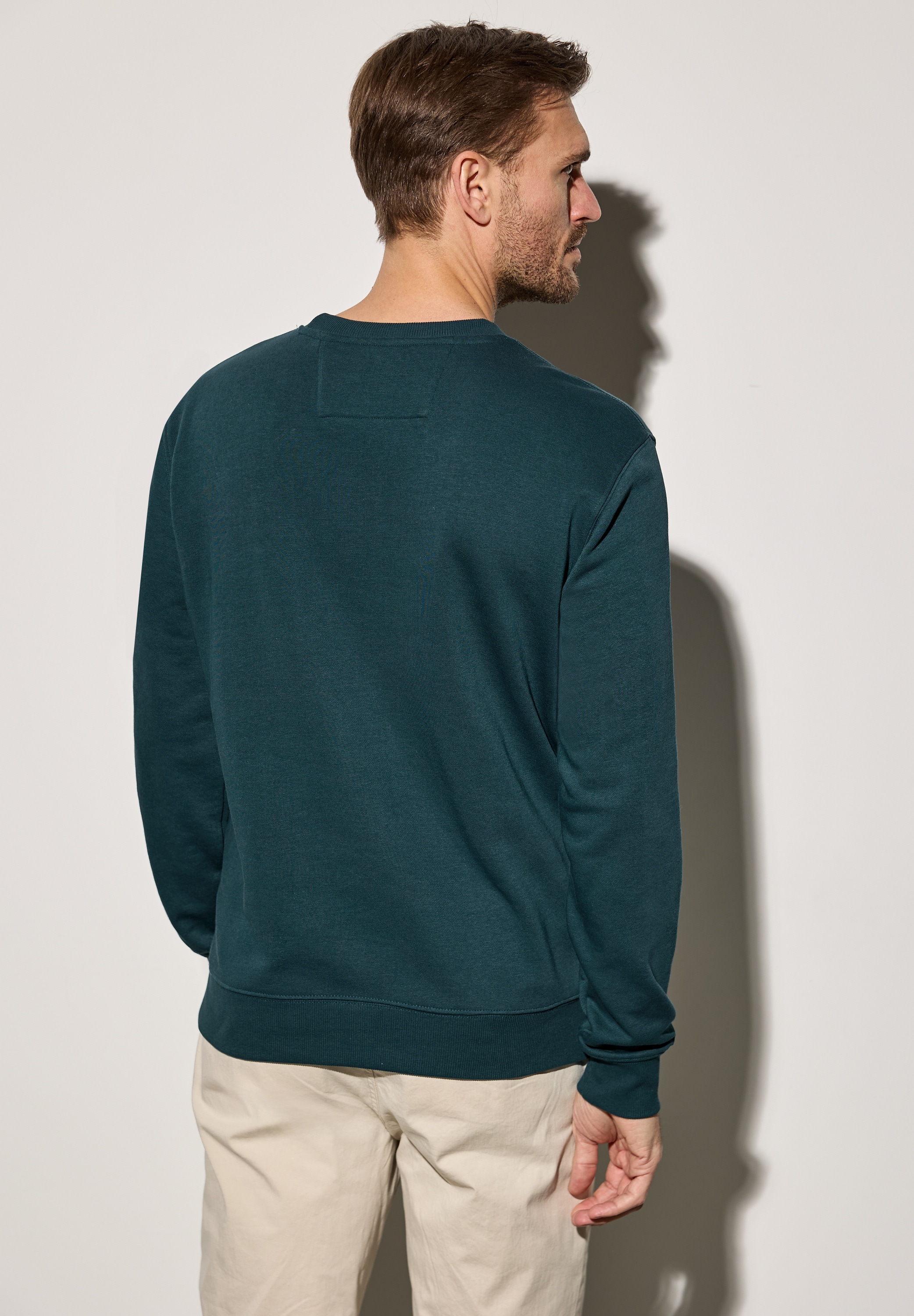STREET ONE MEN Sweatshirt, im soften Baumwoll-Mix