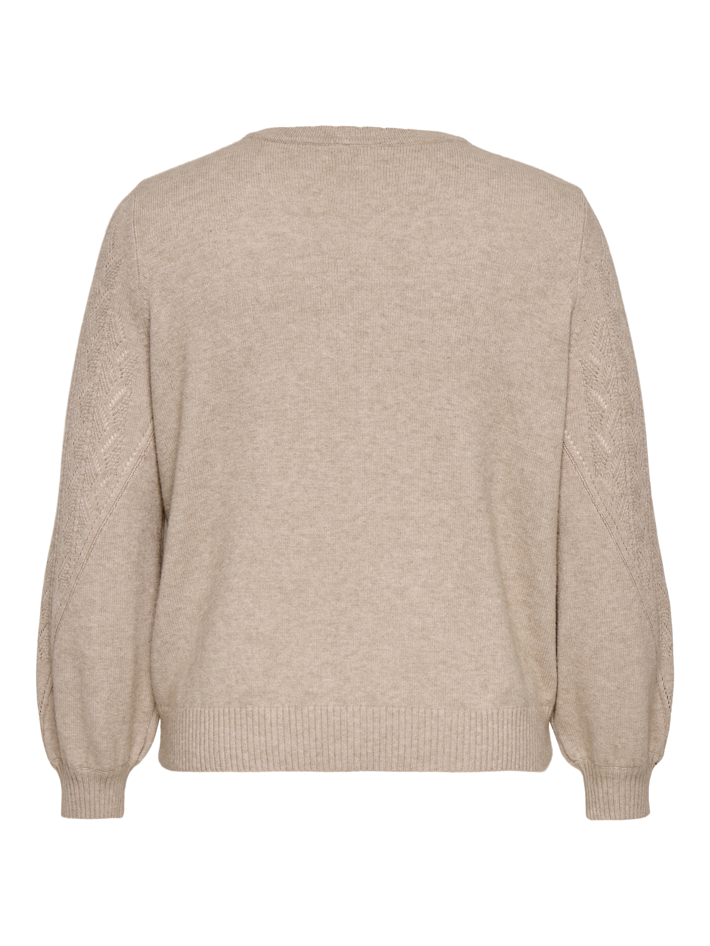 ONLY CARMAKOMA Strickjacke »CARPRINCESS LS O-NECK CARDI NOOS« Viskosemischung