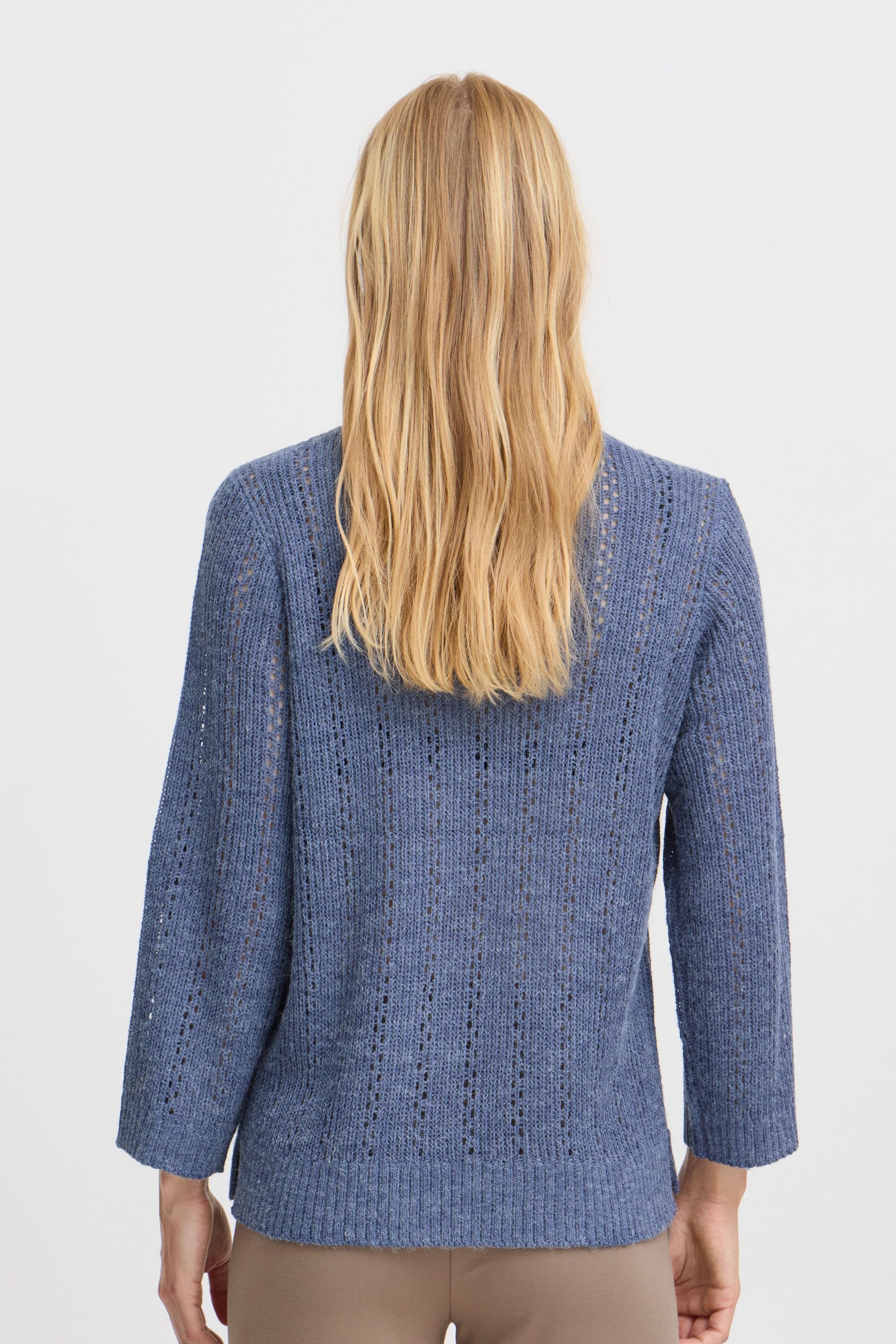 fransa Strickfleece-Pullover »Strickpullover FRERETTA PU 7«