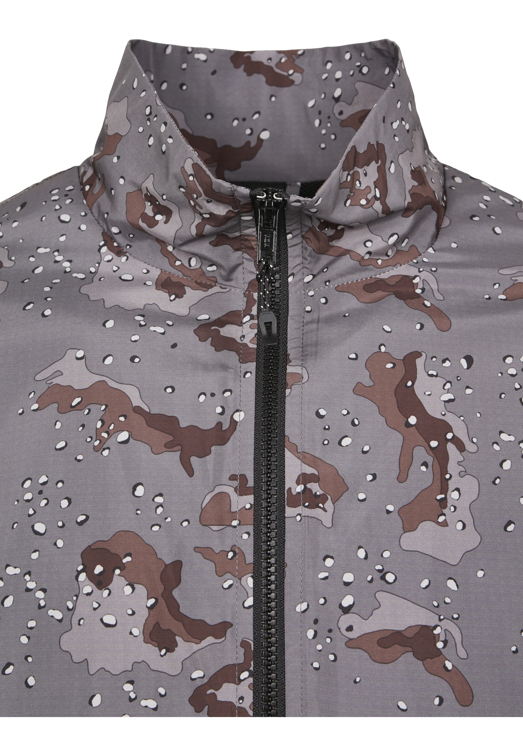 URBAN CLASSICS Anorak »Urban Classics Herren Camo Track Jacket« 1 Stk. tlg. ohne Kapuze
