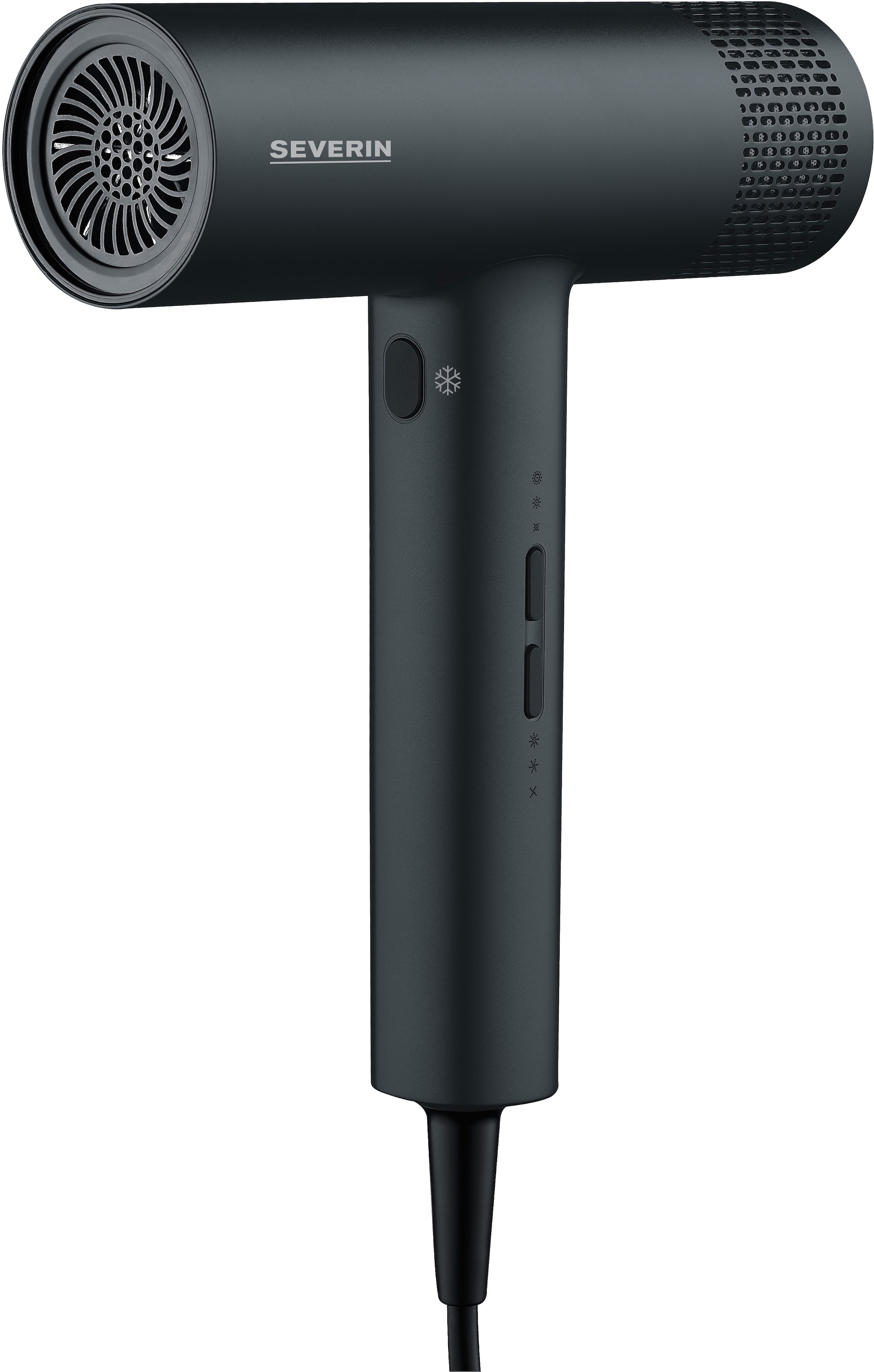 SEVERIN Kinder Haartrockner "HT 0170 S-Style „Speed Pro“", schwarz, Aluminium, Kunststoff, B:18,5cm H:25,8cm T:5,5cm, Haartrockner, für ein