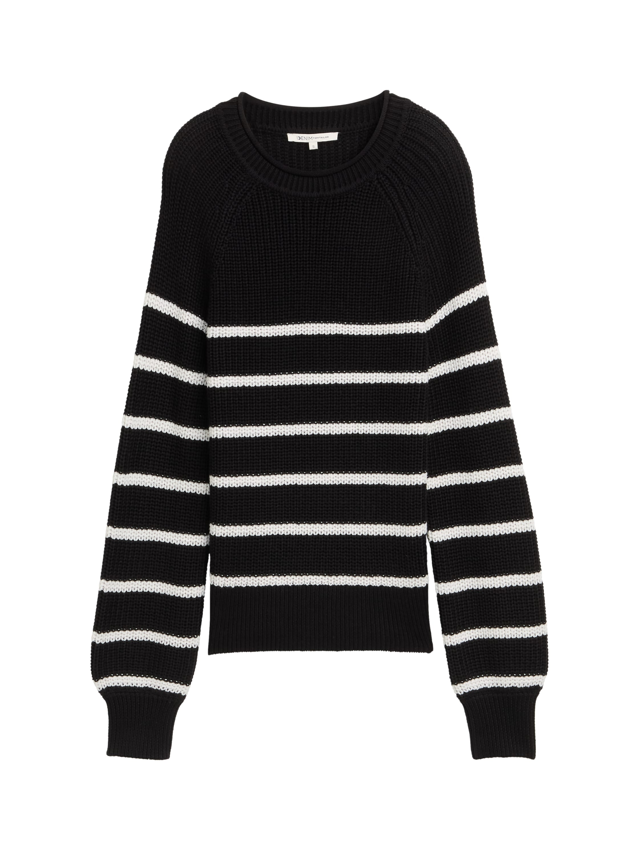 TOM TAILOR Denim Strickpullover, mit Strick-Struktur