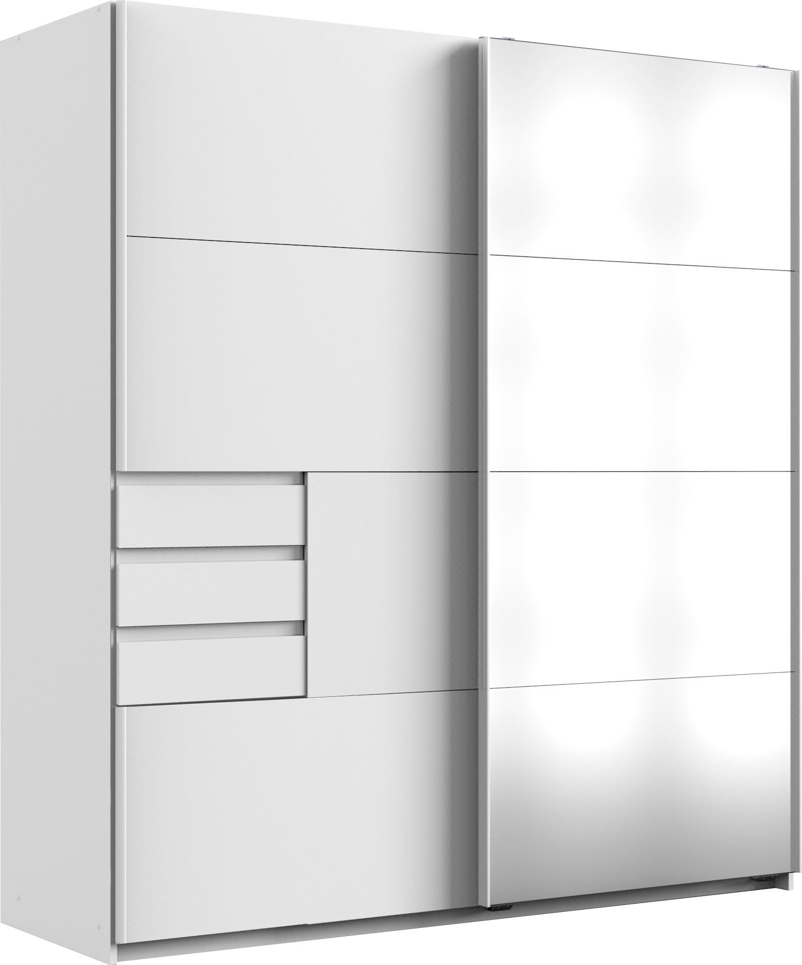 Wimex Schwebetürenschrank "Oldenburg, Kleiderschrank mit Glaselementen in s günstig online kaufen