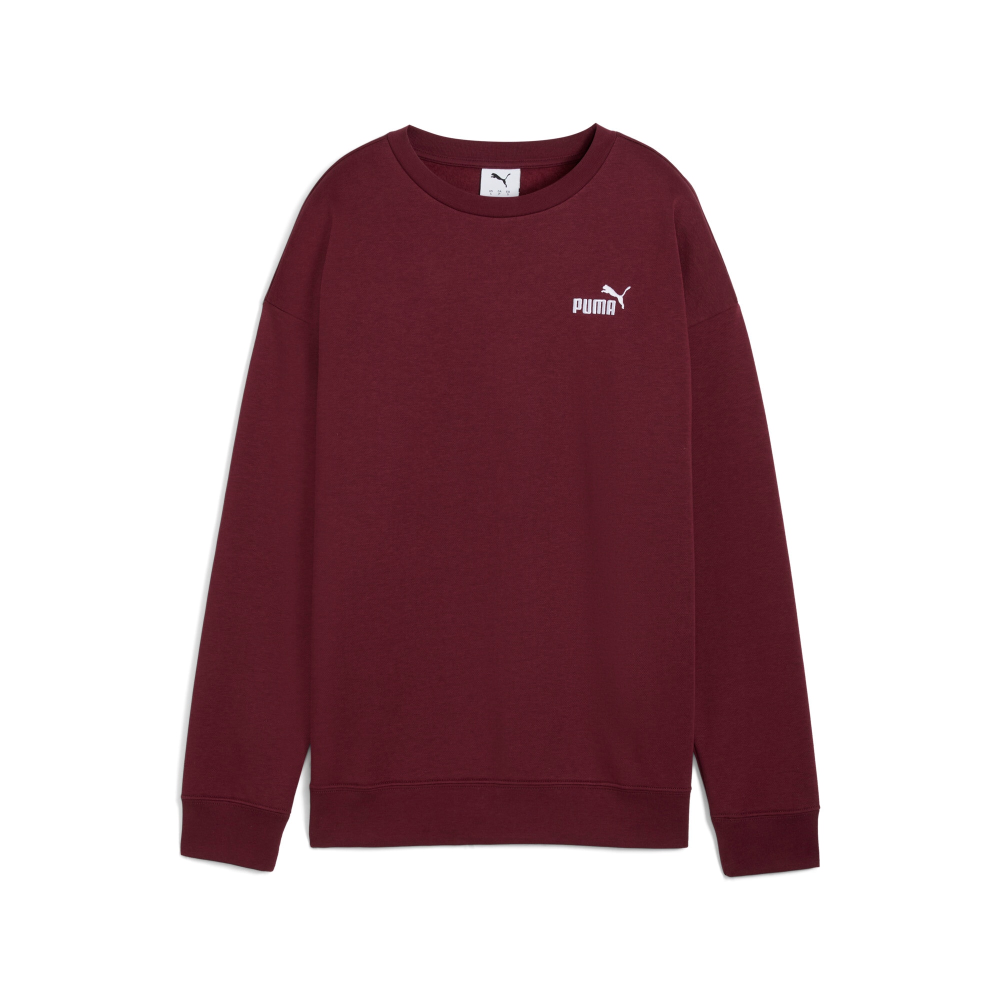 PUMA Langarmshirt "ESS SMALL NO. 1 LOGO RELAXED CREW FL" günstig online kaufen