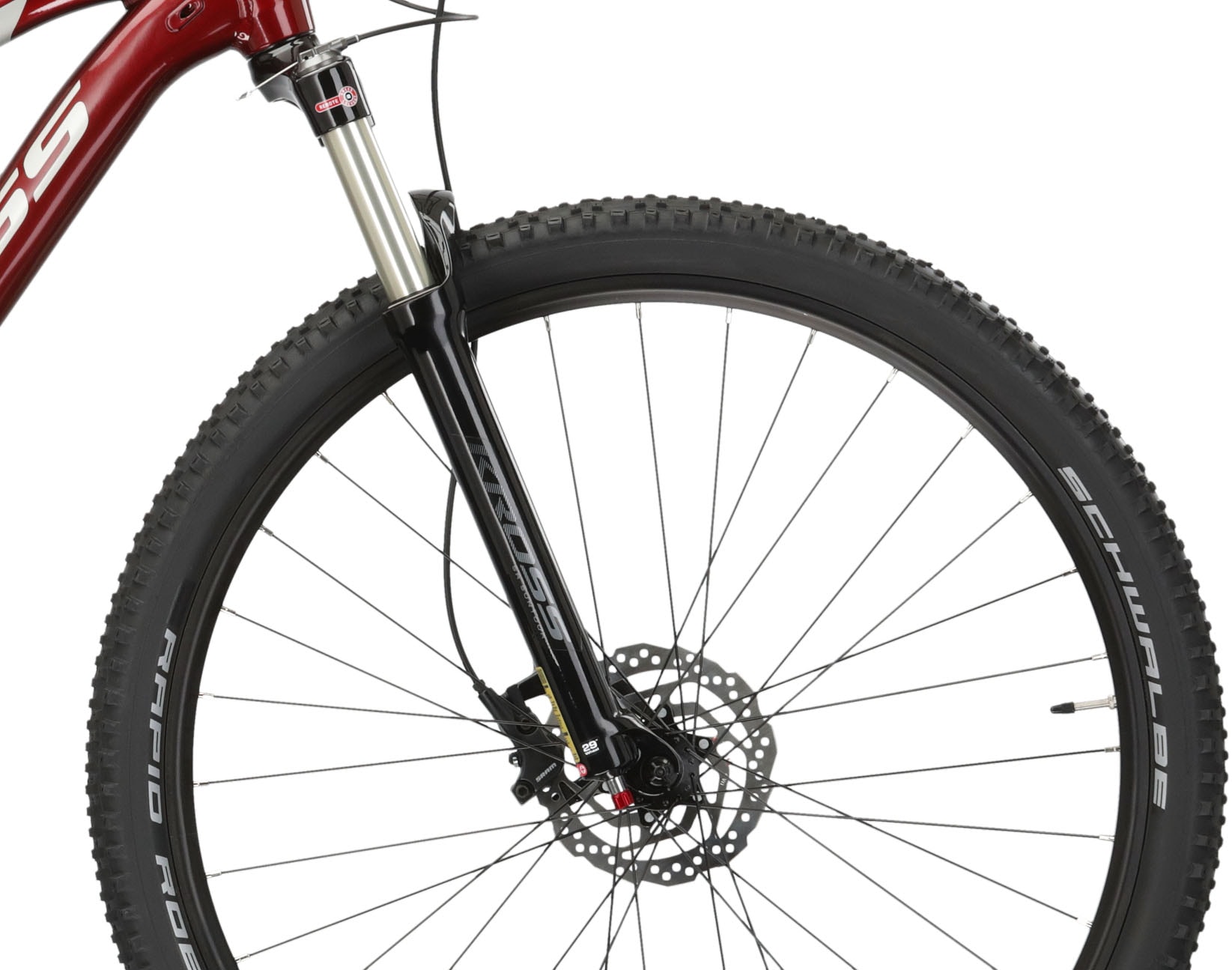Kross Mountainbike »KROSS MTB Hardtail Level 6.0 29" rot 12 Gänge«, 12 Gang, Shimano, DEORE M6100 Schaltwerk, Kettenschaltung