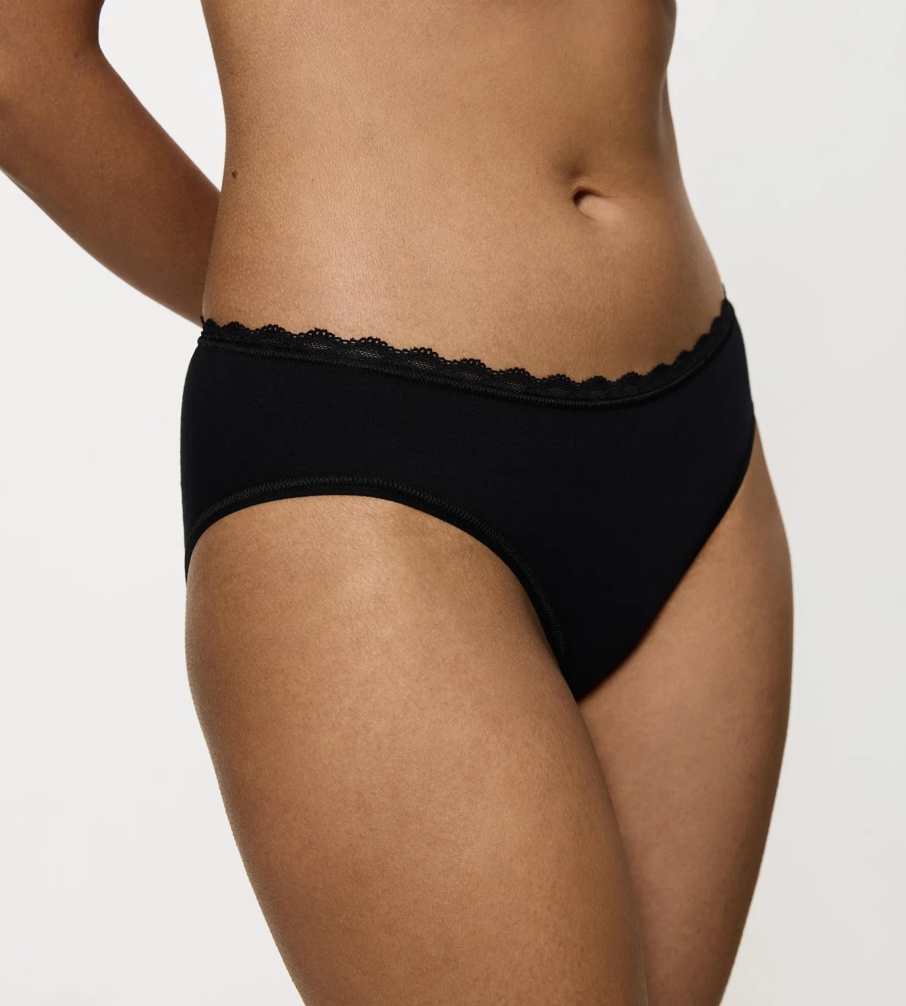 Triumph Tai-Slip »Feel Of Cotton« weich, ohne Seitennaht, schmales Spitzenband