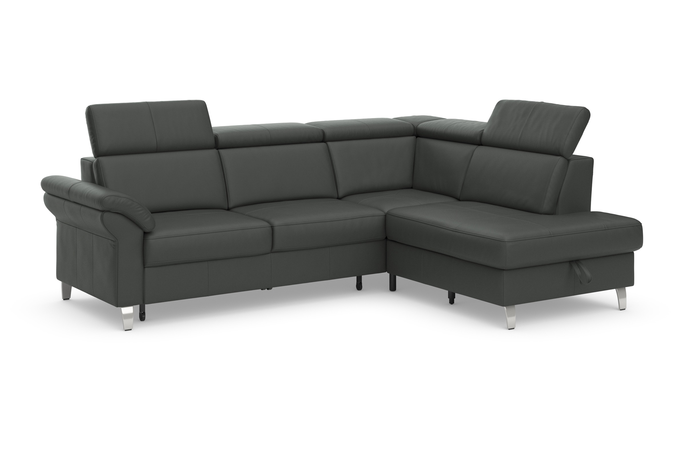 sit&more Ecksofa, inklusive Kopfteilverstellung, wahlweise mit Bettfunktion und Bettkasten
