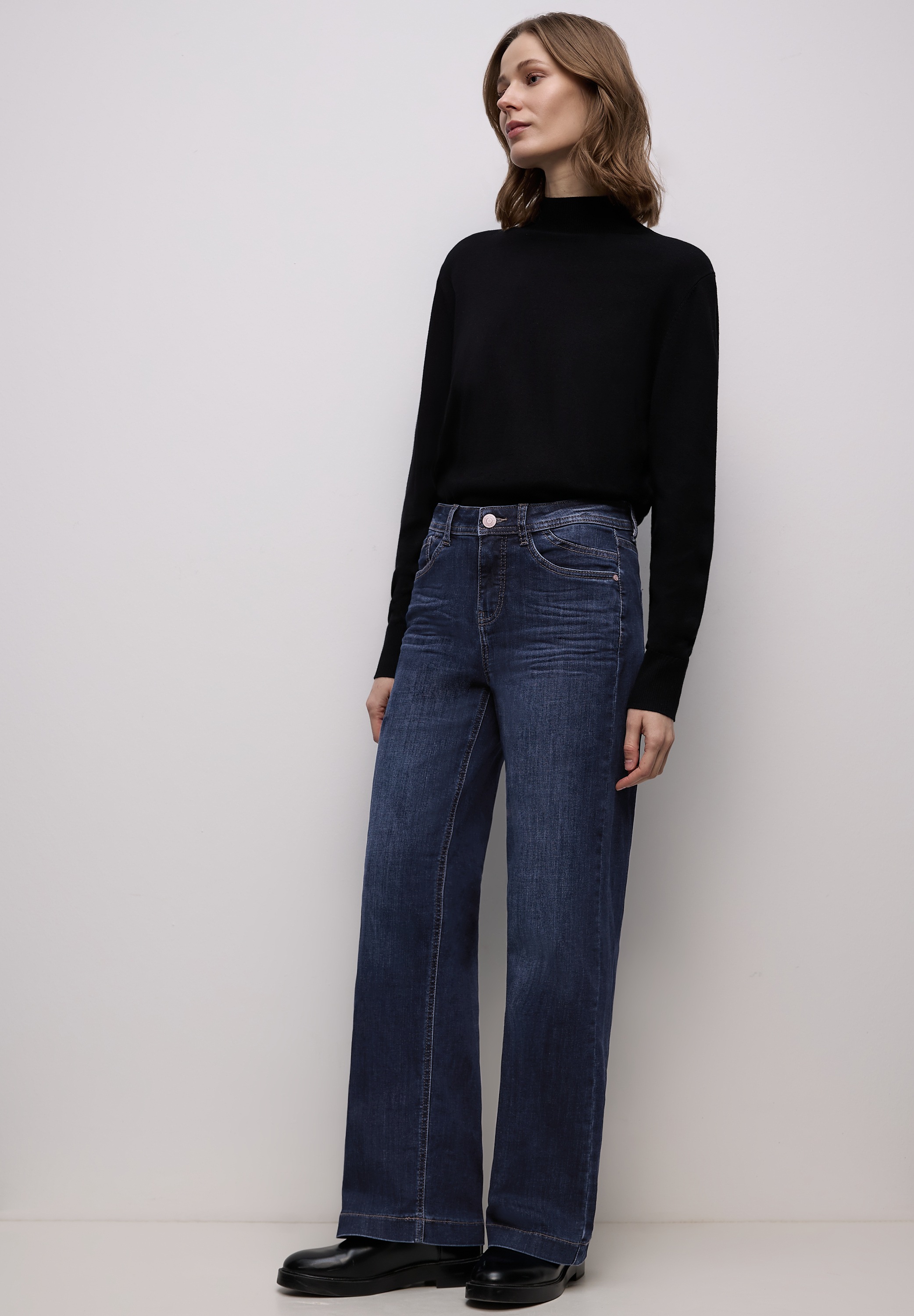 STREET ONE Loose-fit-Jeans 5-Pocket-Style