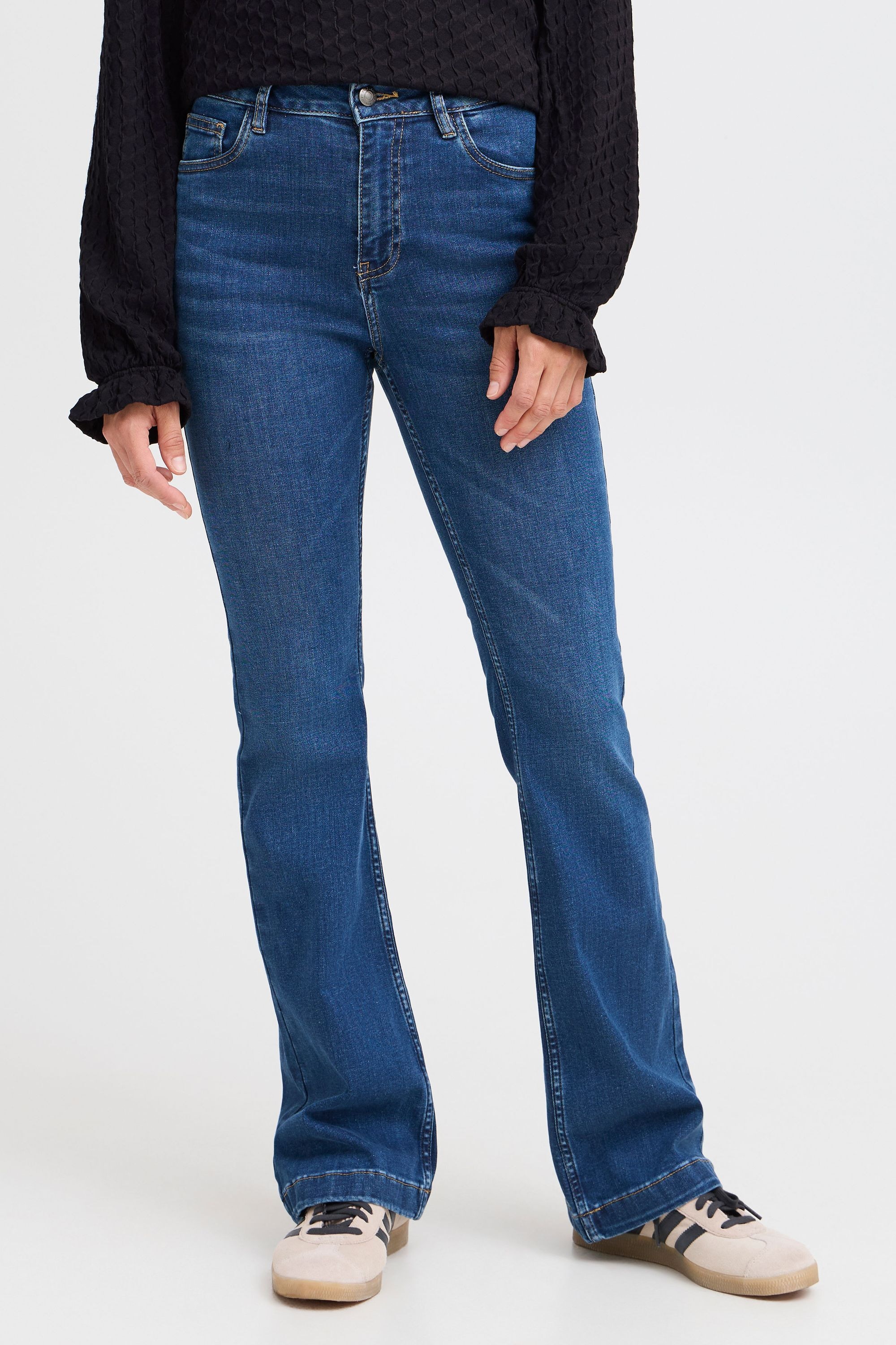 Pulz Jeans Bequeme Jeans »Bequeme Jeans PZBECCA UHW Bootcut Leg«