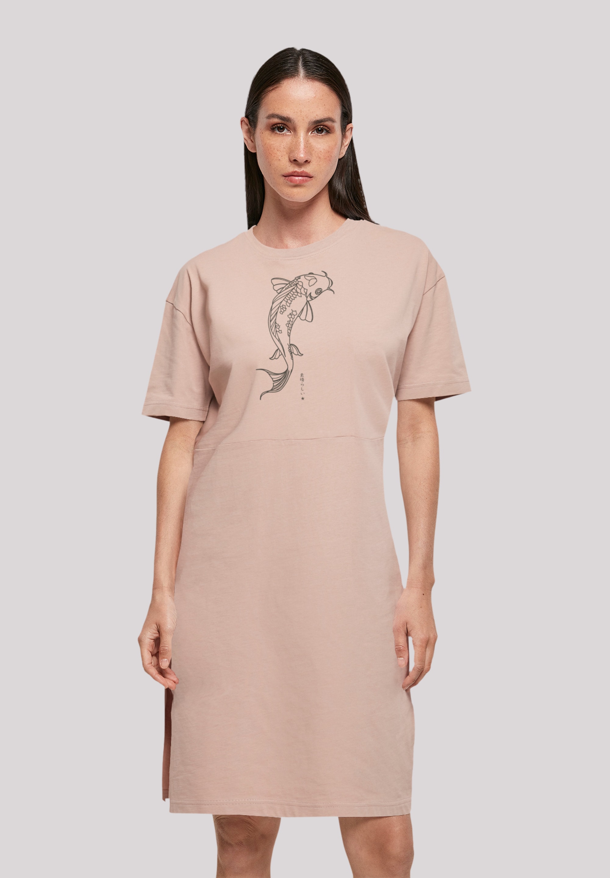 F4NT4STIC Shirtkleid "Koi Karpfen Asia" Ohne Taschen Print günstig online kaufen