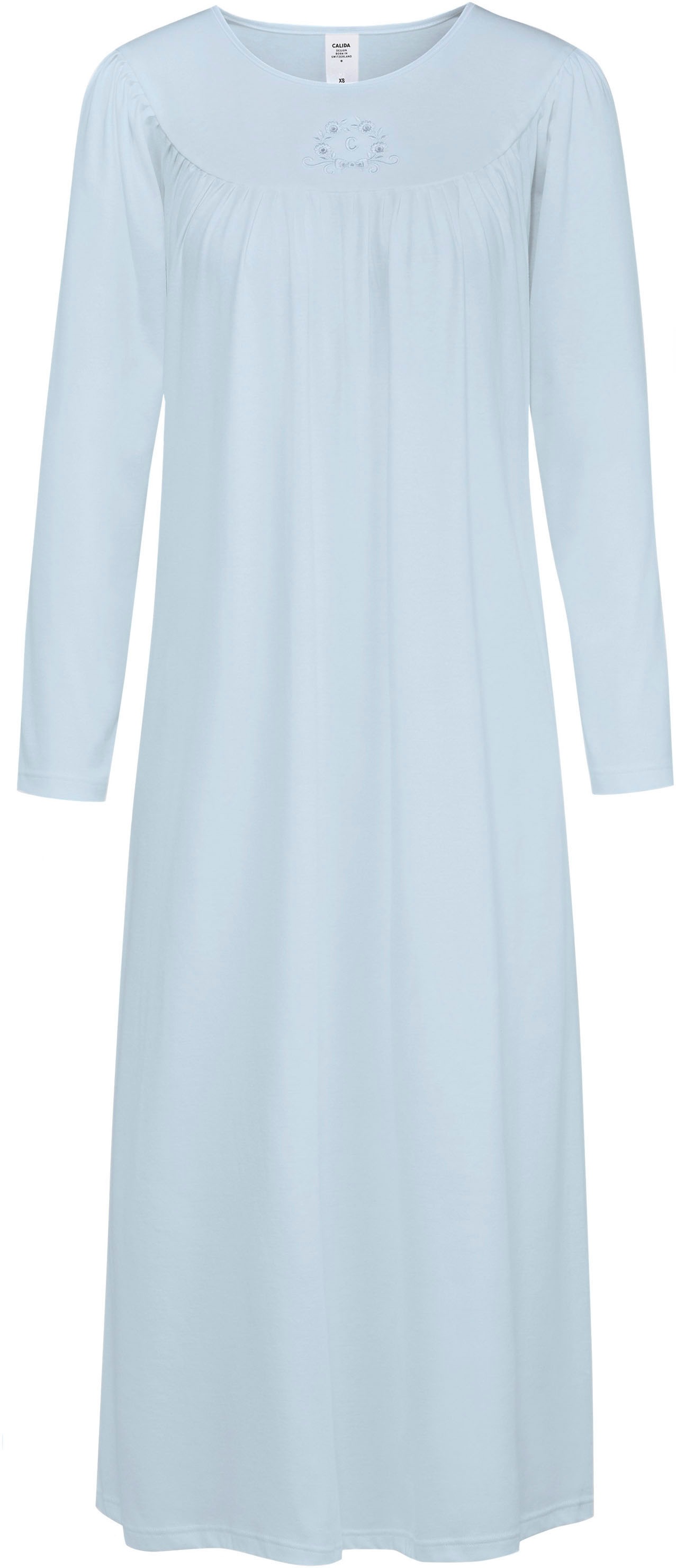 CALIDA Nachthemd "Soft Cotton", Raglanärmeln, Langarm, Interlock-Qualität, günstig online kaufen