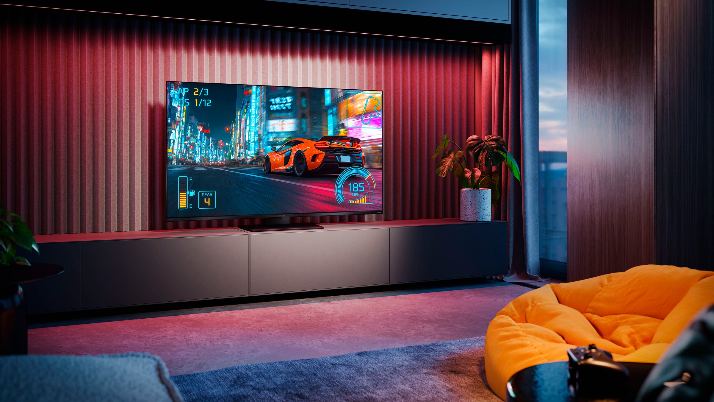 Sharp QLED-Fernseher »4T-C55JRx« 139 cm/55 ″