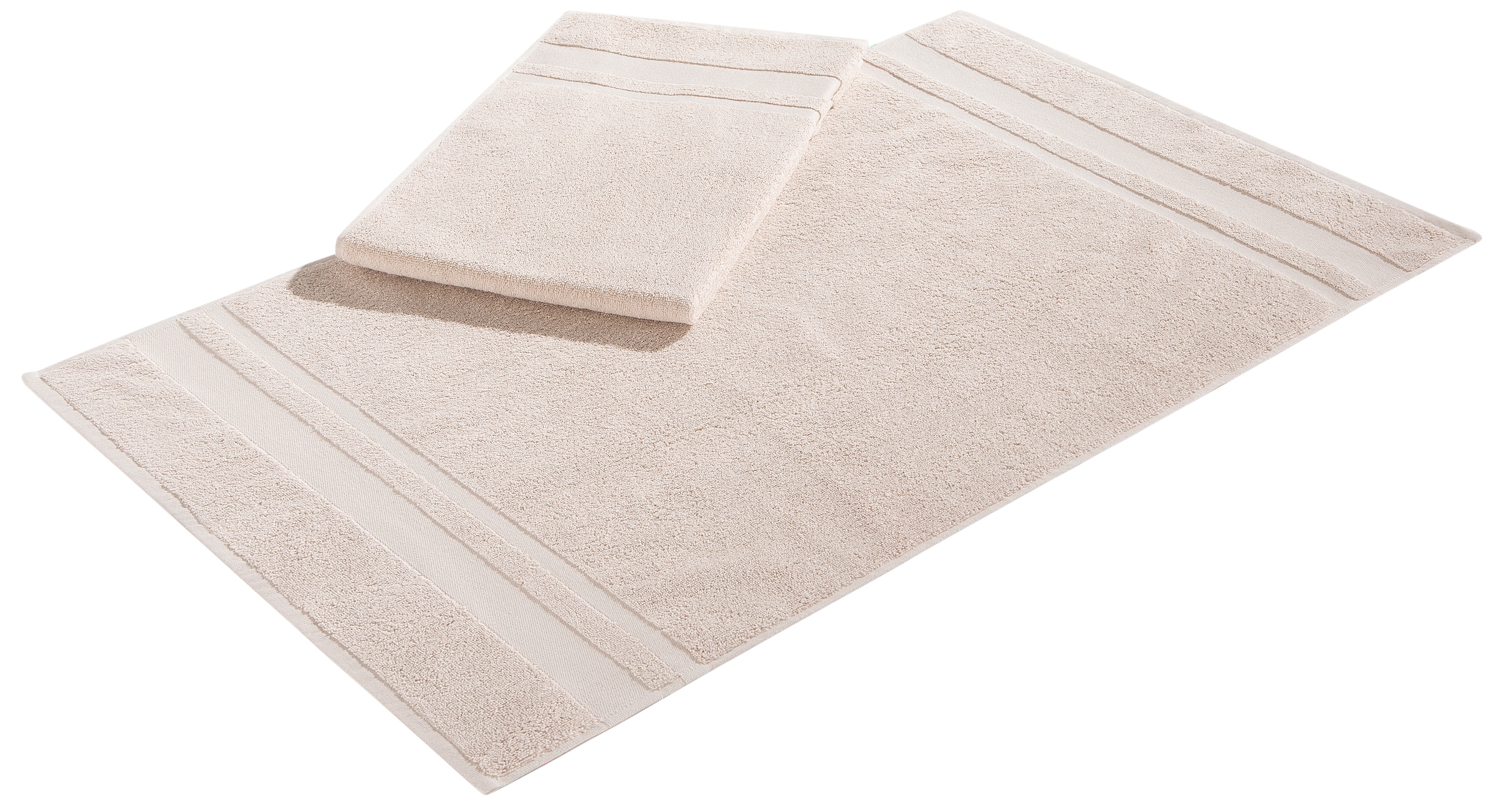 OTTO home Badematte "Vanessa, 2 tlg. Hotelmatten-Set" Höhe 4 mm beidseitig günstig online kaufen