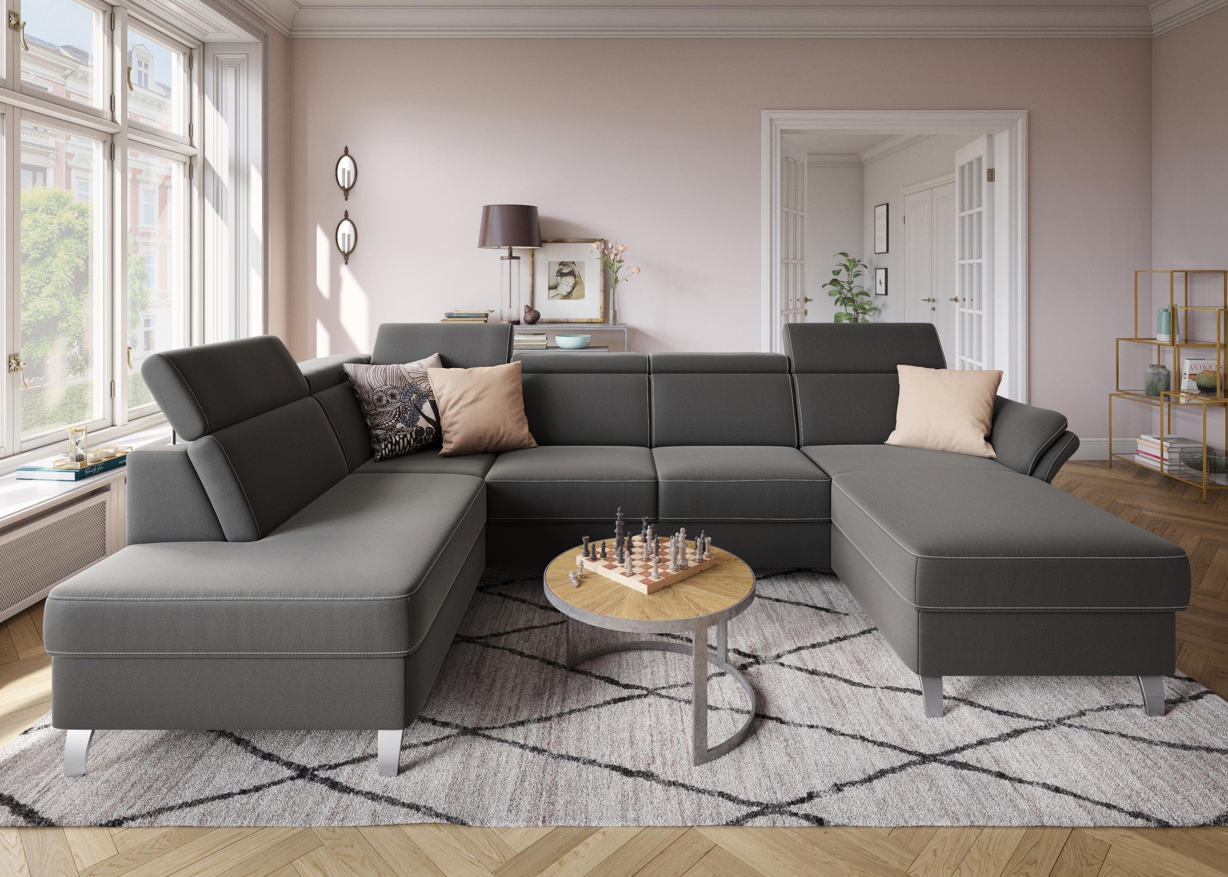 sit&more Sit&more sofa »Vincenzo U-Form« su Kop...