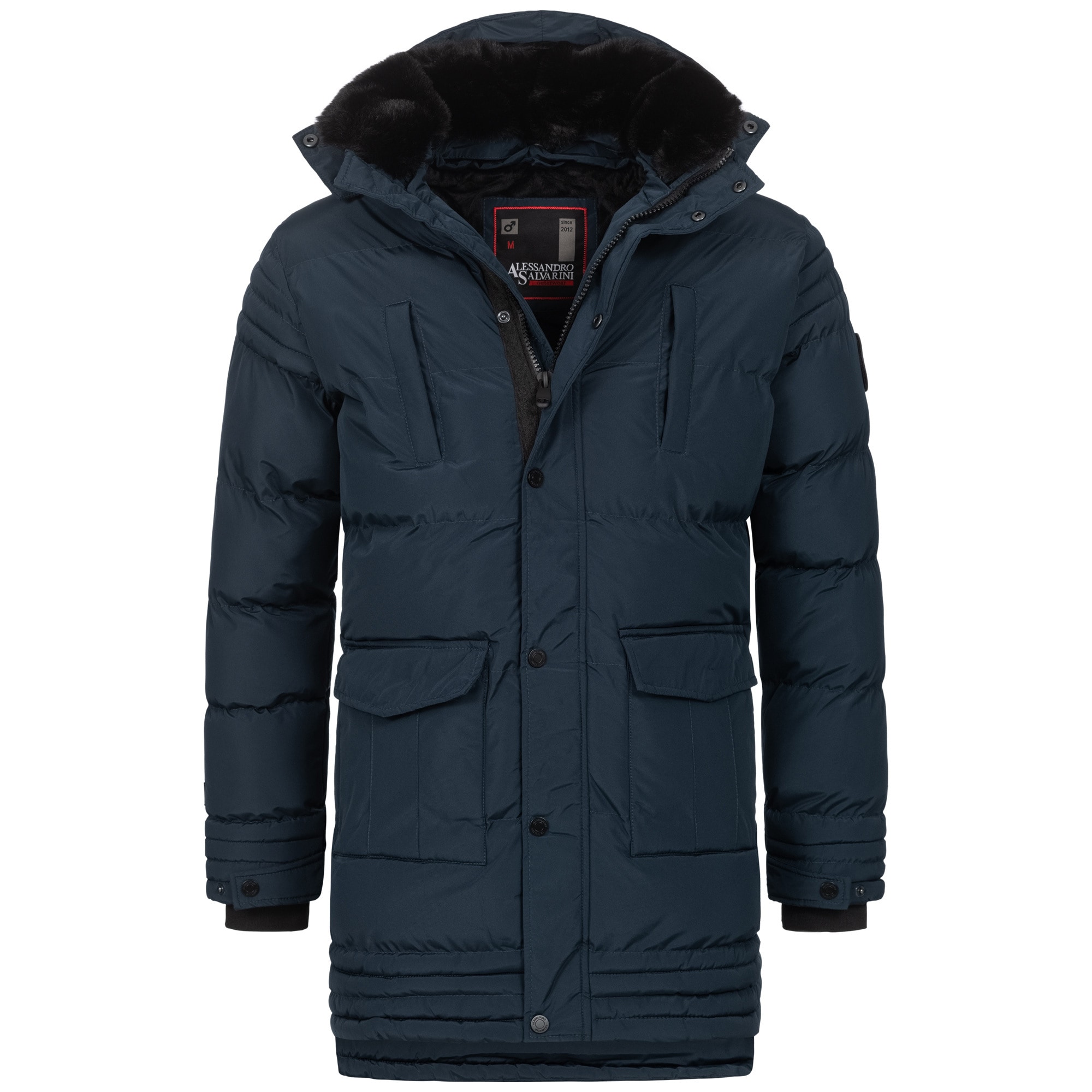 Alessandro Salvarini Winterjacke »ASVenico«, mit Teddyfelleinsatz