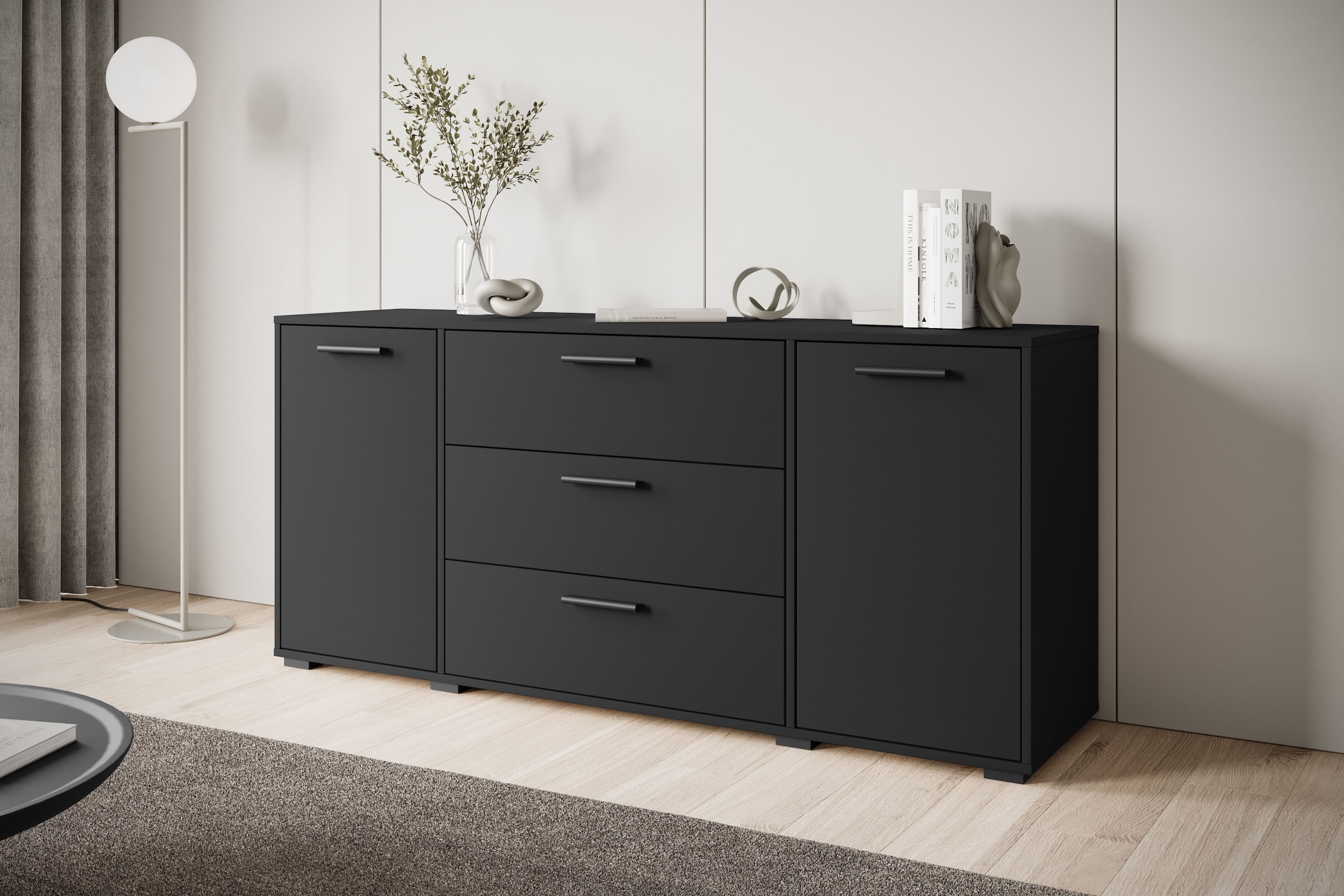 INOSIGN Sideboard "BOGOTA", moderne Kommode, Schubladenschrank mit verstell günstig online kaufen