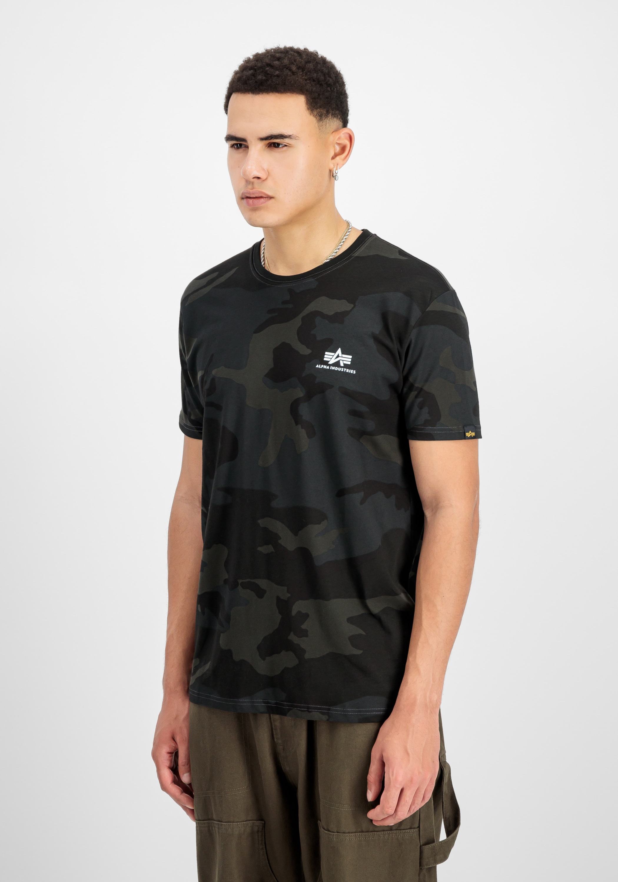 Alpha Industries T-Shirt "Backprint T-Shirt Camo"