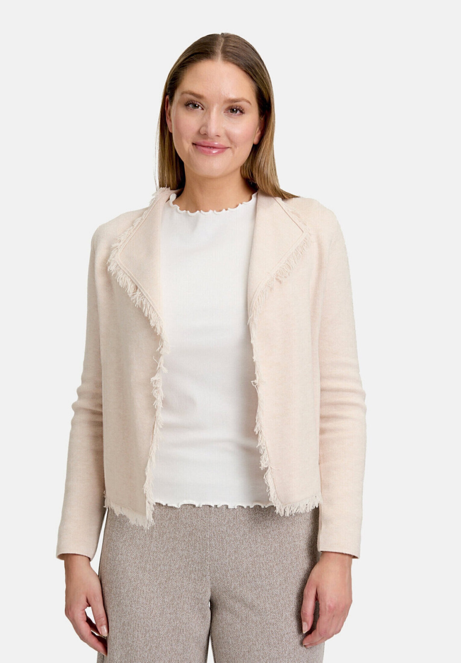 Cartoon Strickjacke »Damen mit Fransen« 1 Stk.