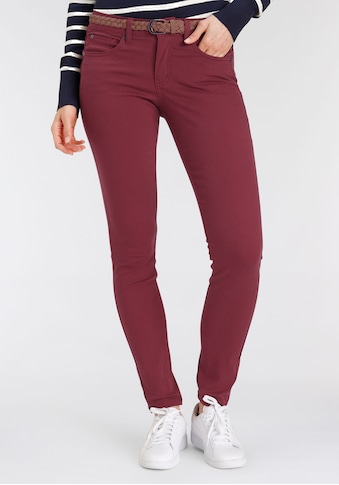 DELMAO Slim-fit-Jeans, (Set, 2 tlg., mit Gürtel), mit modischem Flechtgürtel ---NEUE... kaufen