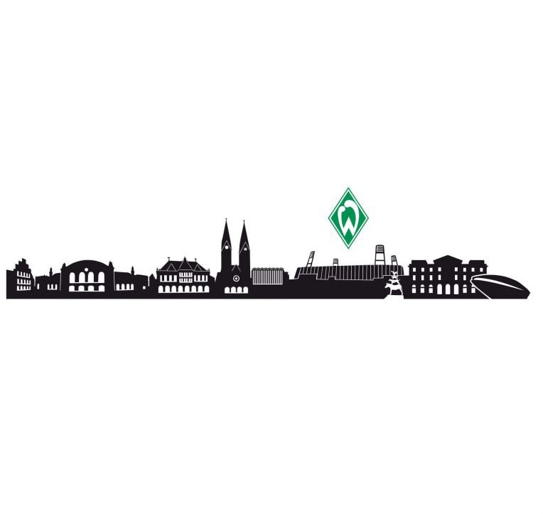 Wall-Art Wandtattoo »Fußball Werder Bremen | (1 St.) BAUR Logo«, kaufen