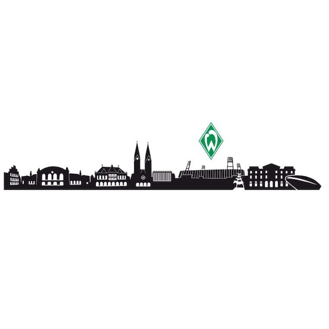 Wall-Art Wandtattoo »Fußball Werder Bremen Logo«, (1 St.) kaufen | BAUR