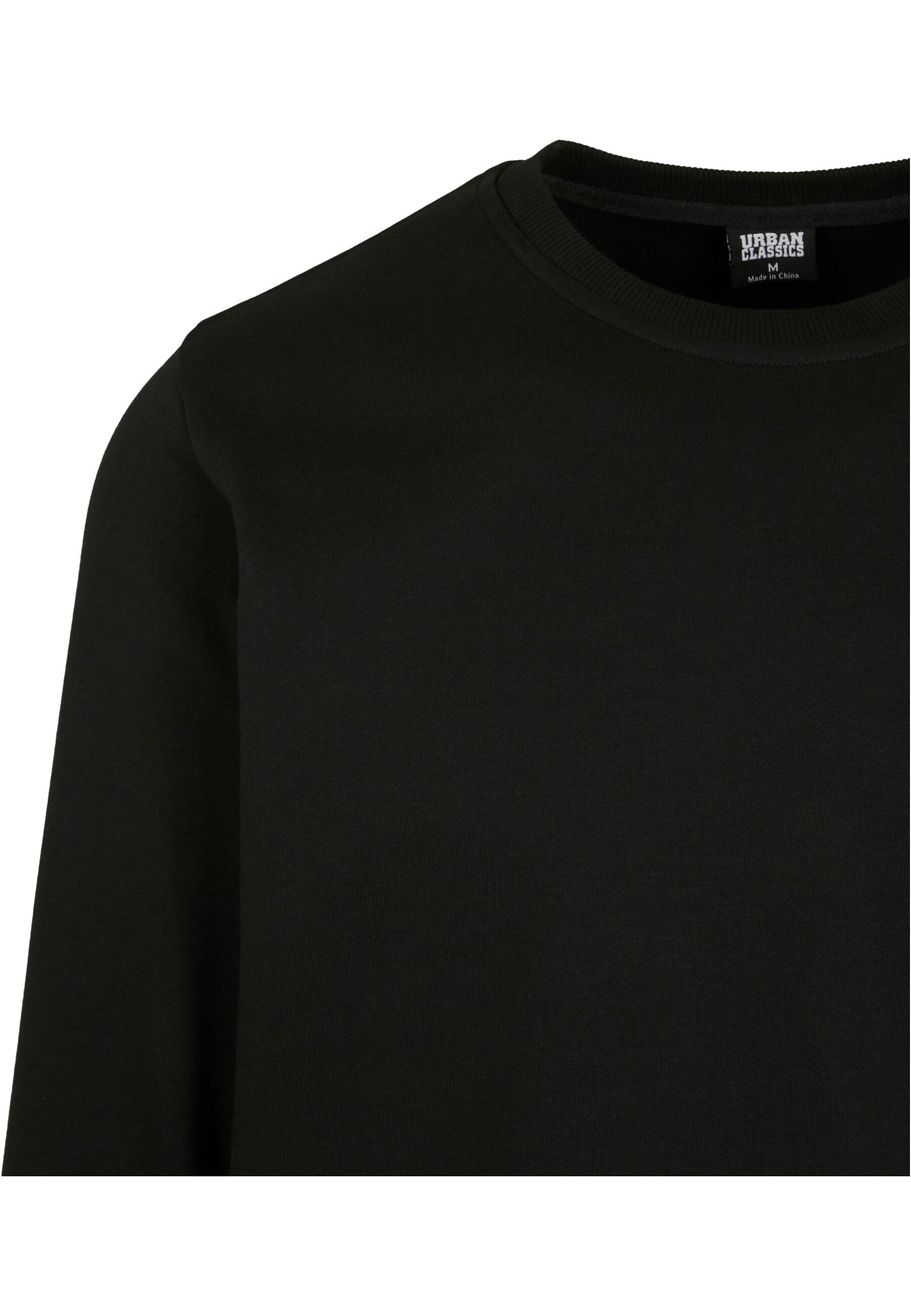 URBAN CLASSICS Rundhalspullover »Urban Classics Herren Basic Terry Crew«, (1 tlg.)