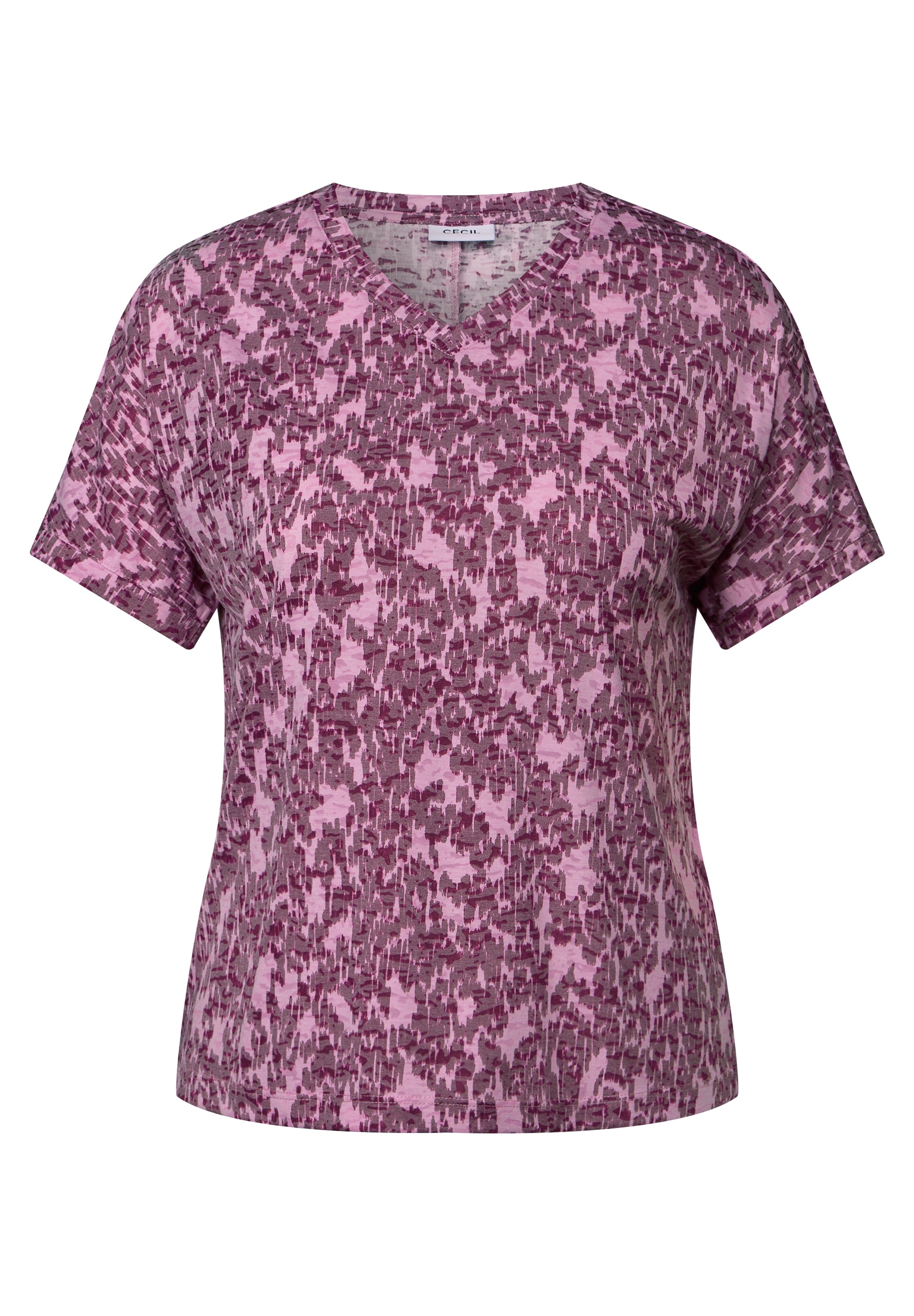 Cecil T-Shirt, mit V-Ausschnitt