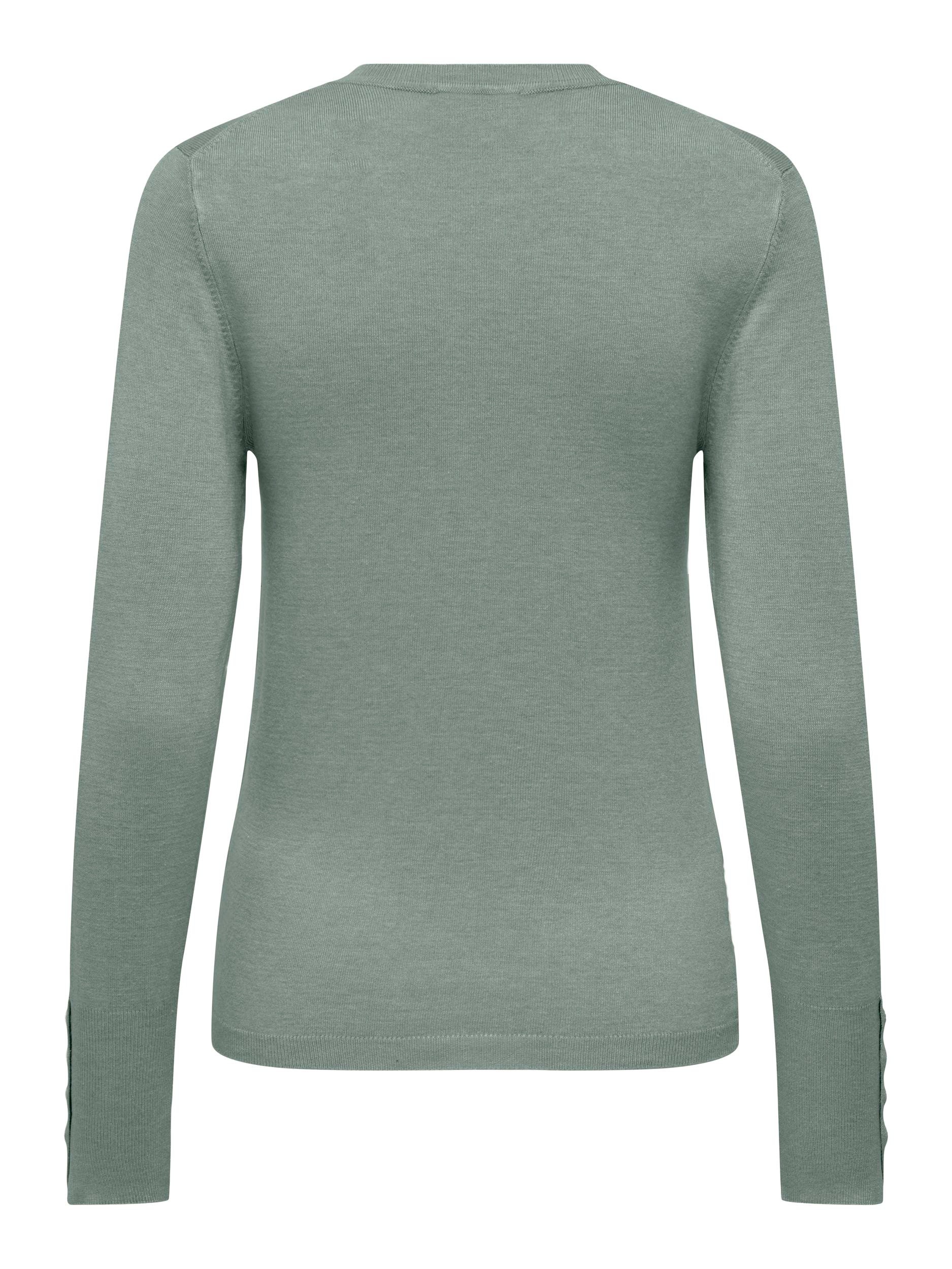 ONLY Rundhalspullover "ONLJULIE LIFE LS BUTTON O-NECK CC KNT" günstig online kaufen