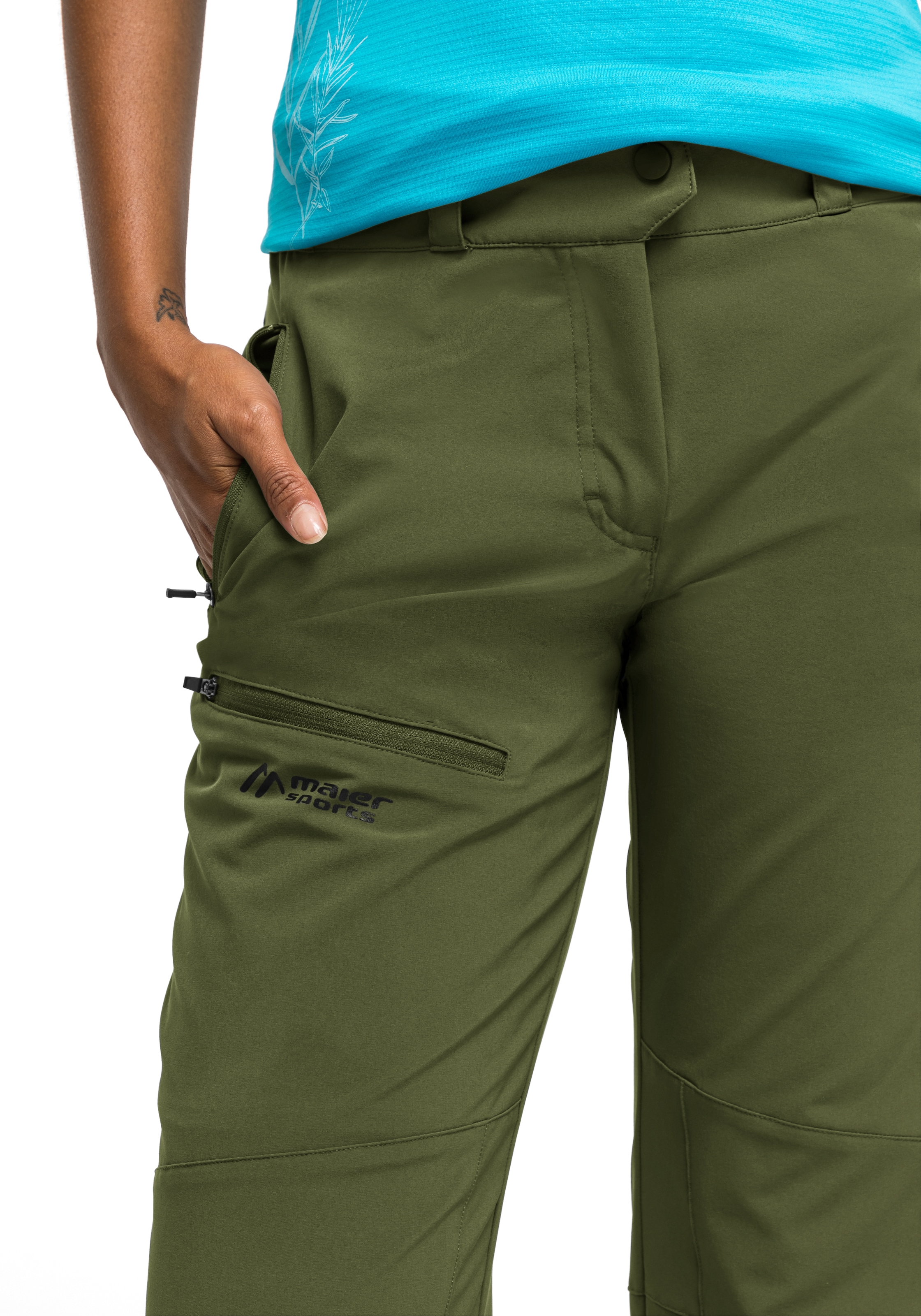 Maier aus Sports | Rechnung Material »Latit Outdoorhose Schnelltrocknende auf Funktionshose elastischem W«, BAUR