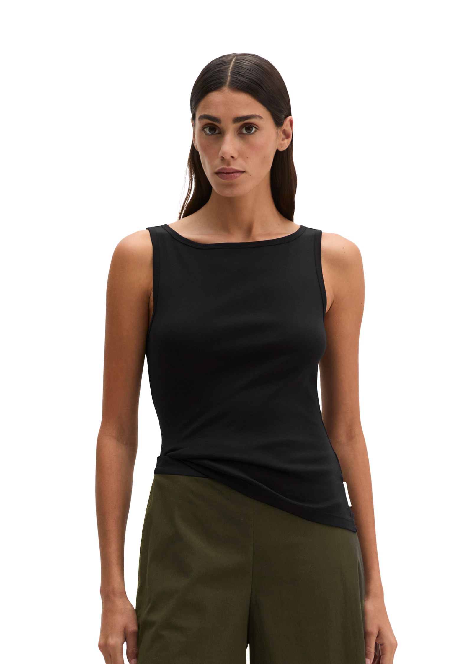 Marc OPolo "aus Organic-Cotton-Rib-Jersey"