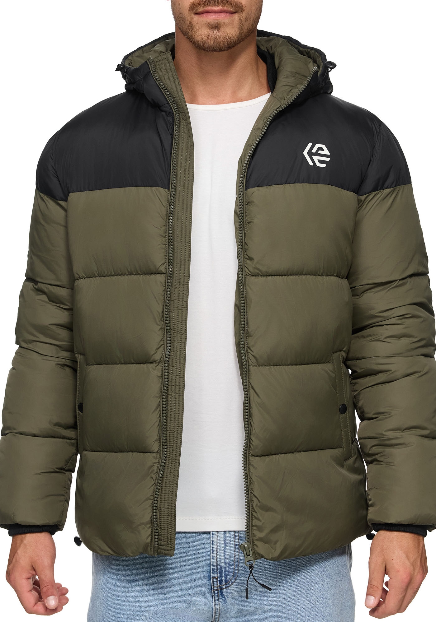 Indicode Steppjacke »INAlanin«, mit Kapuze