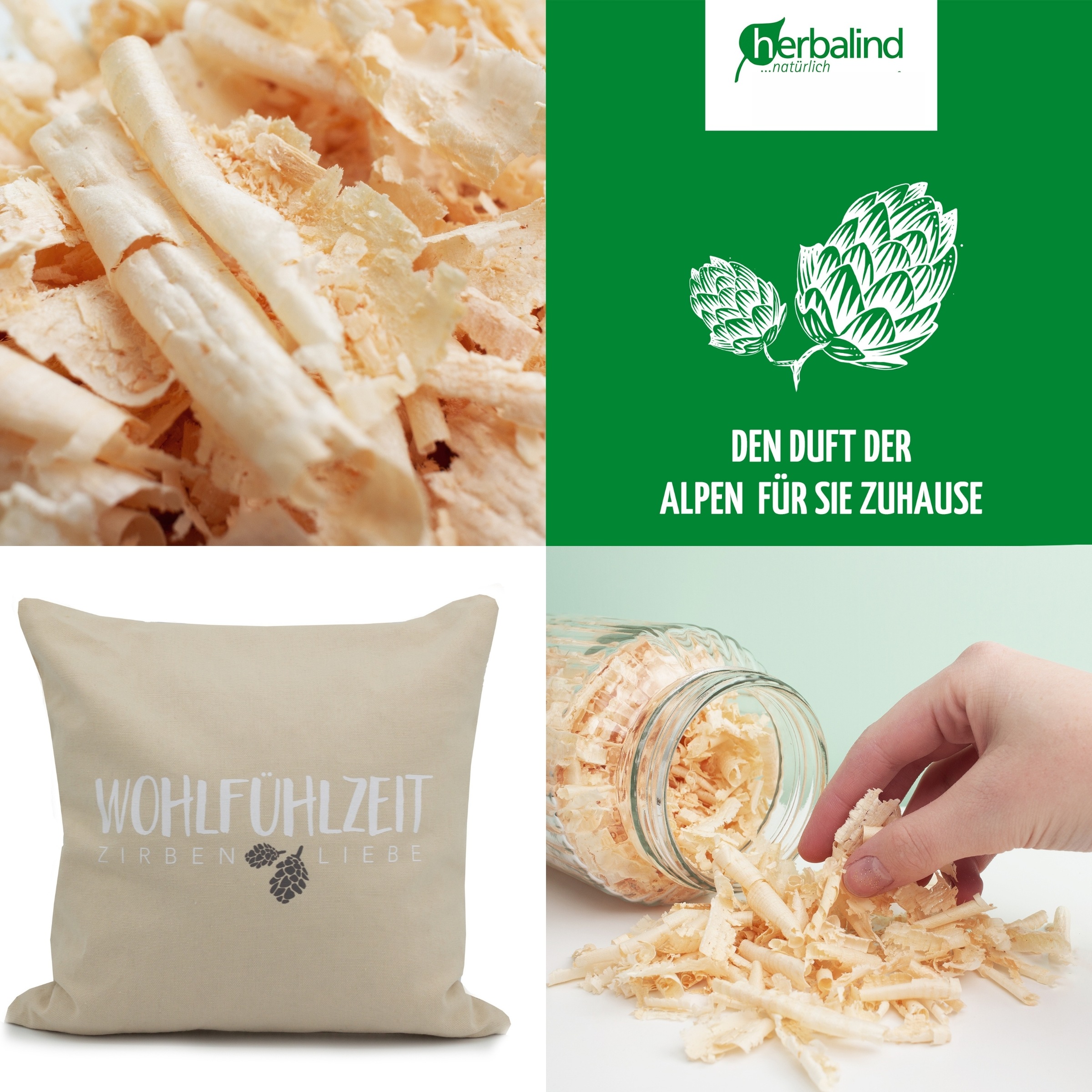 herbalind Zirbenkissen "5640 Zirbenkissen" günstig online kaufen