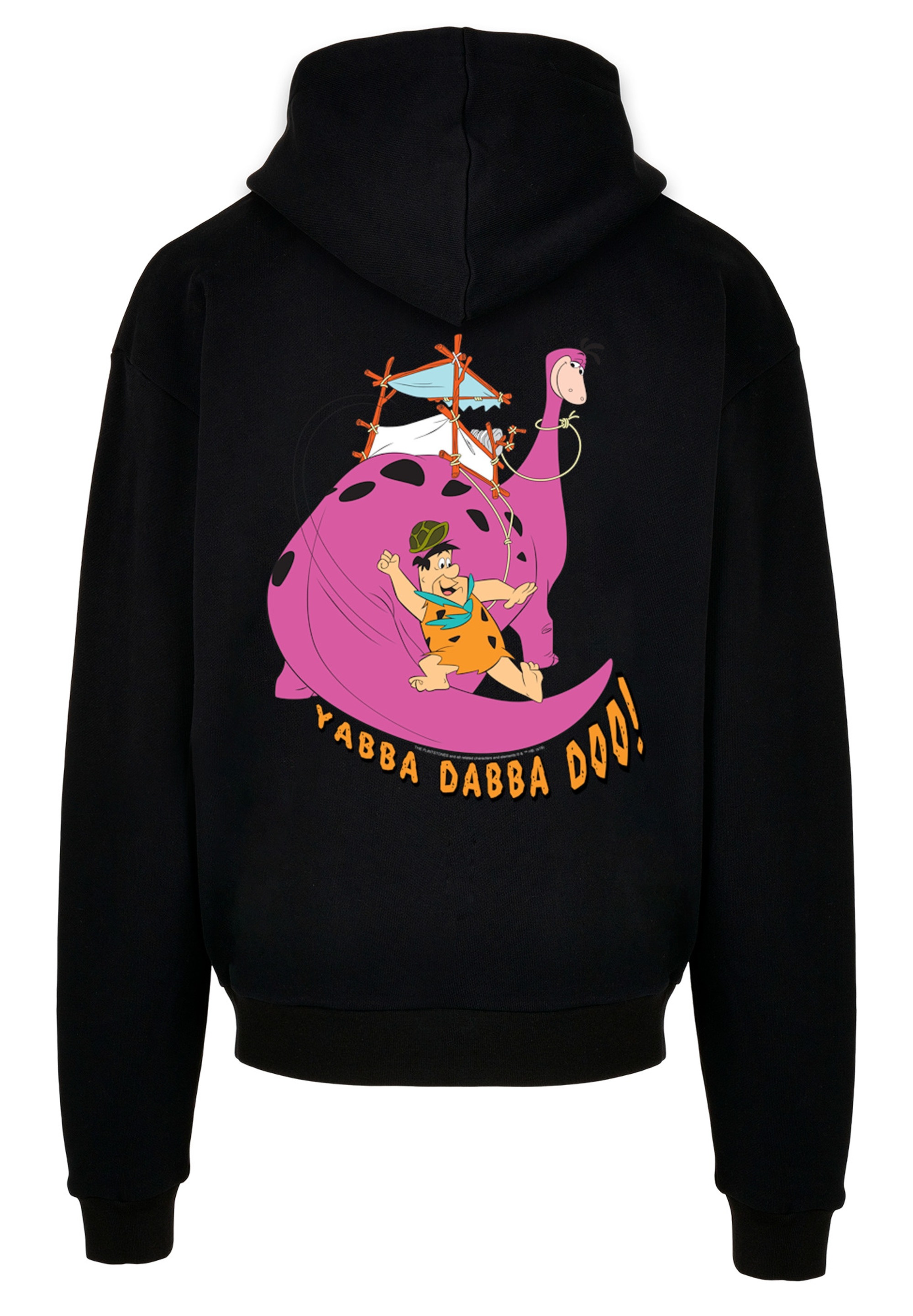 F4NT4STIC Kapuzenpullover »Yabba Dabba Doo Familie Feuerstein«, Print
