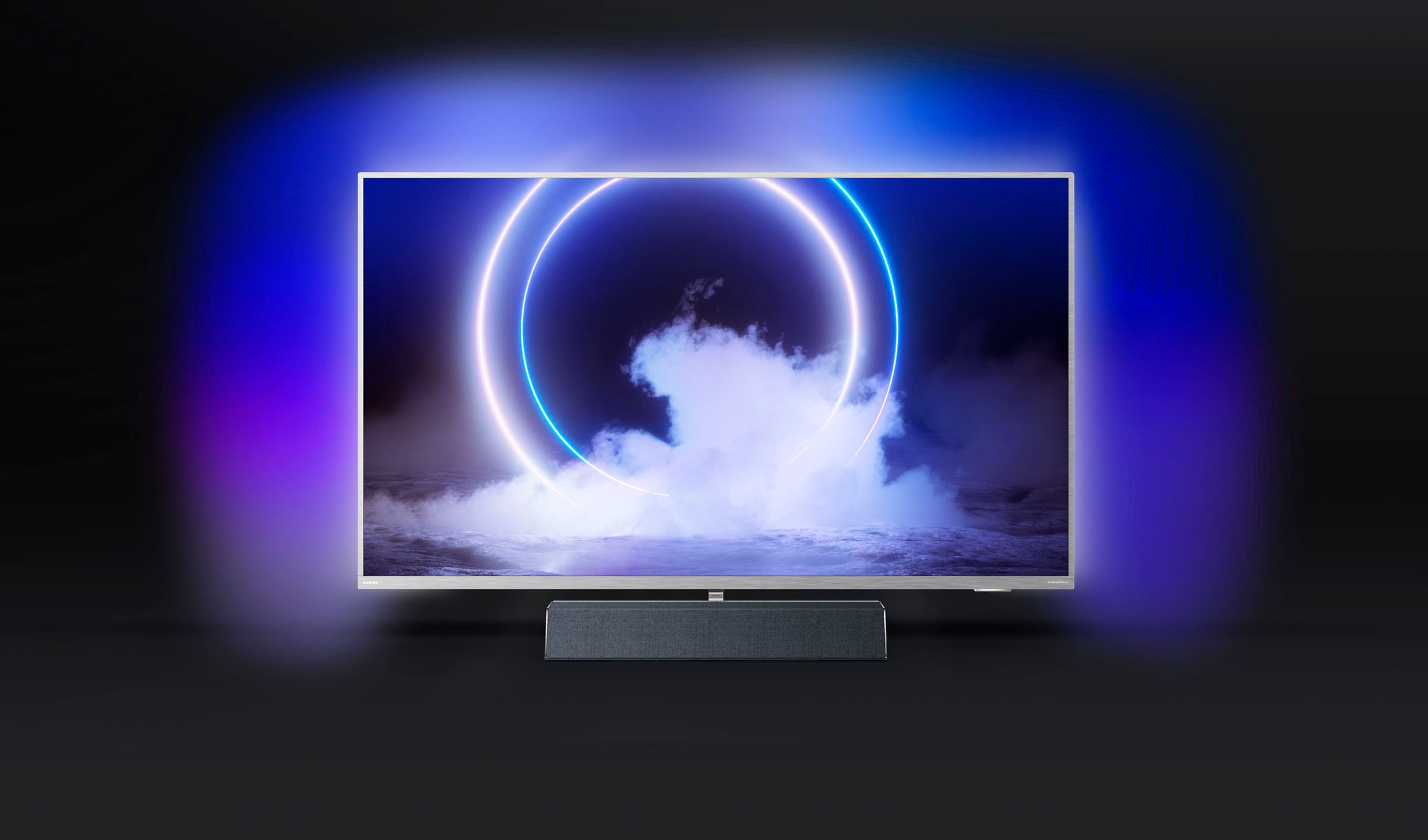 Philips 108 Zoll, cm/43 BAUR 4K Ultra Ambilight HD, | LED-Fernseher Smart-TV, »43PUS9235/12«, 3-seitiges