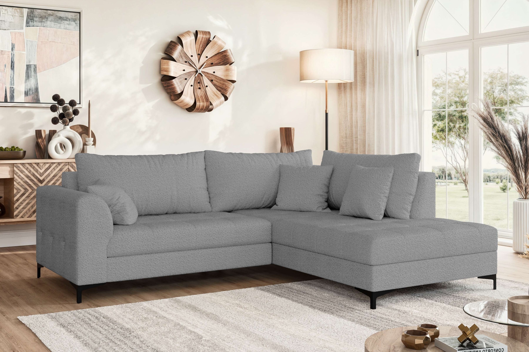OTTO home Ecksofa "LEEVKE Design-Sofa mit Ottomane rechts/links bestellbar, günstig online kaufen