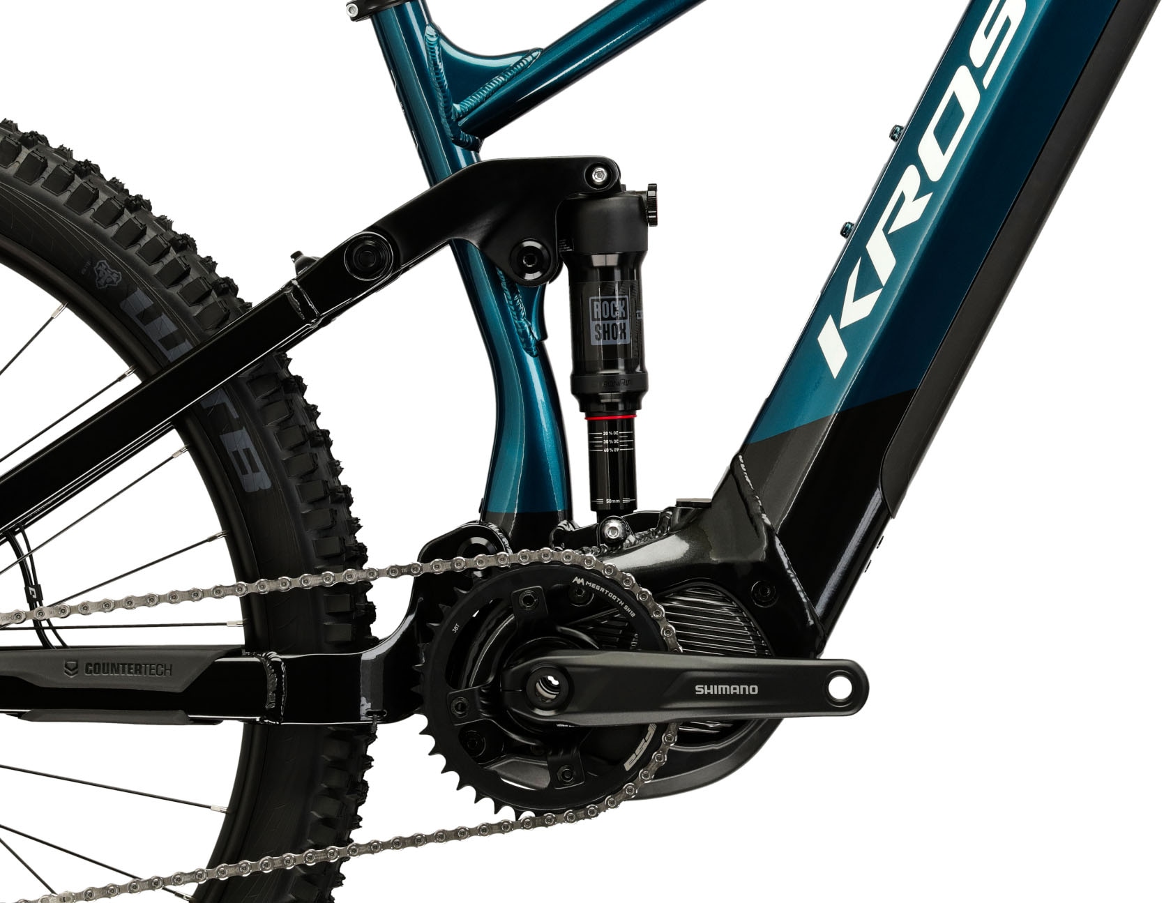 Kross E-Bike »KROSS E-MTB Grist Boost 2.0 630 29" türkis 12 Gänge«, 12 Gang, Shimano, DEORE M6100, Mittelmotor 250 W