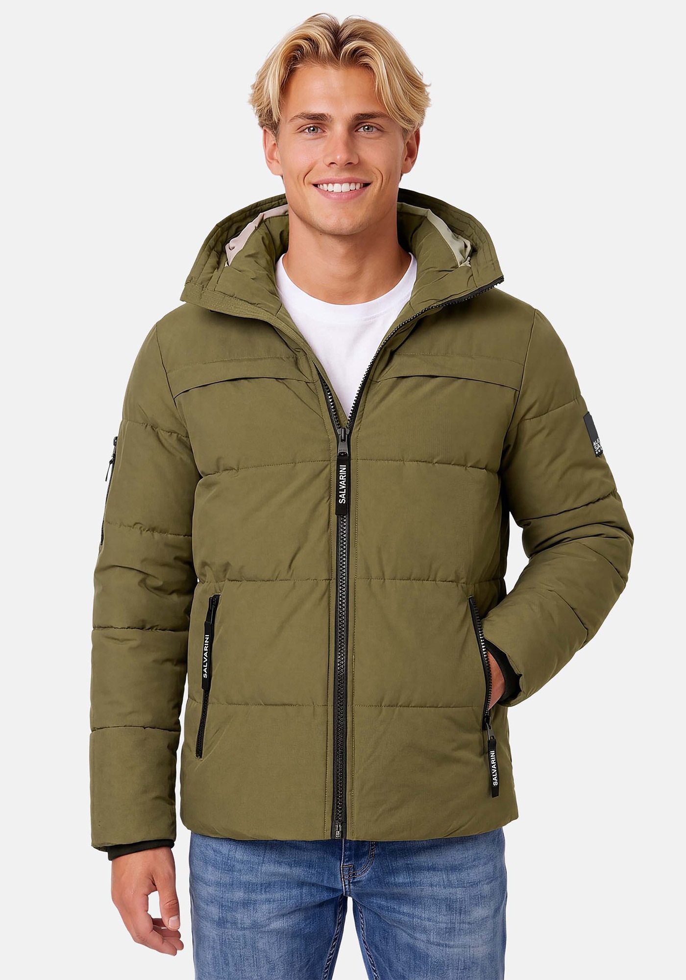 Alessandro Salvarini Winterjacke »ASDiego« mit extra hohem Kragen und vielen Taschen
