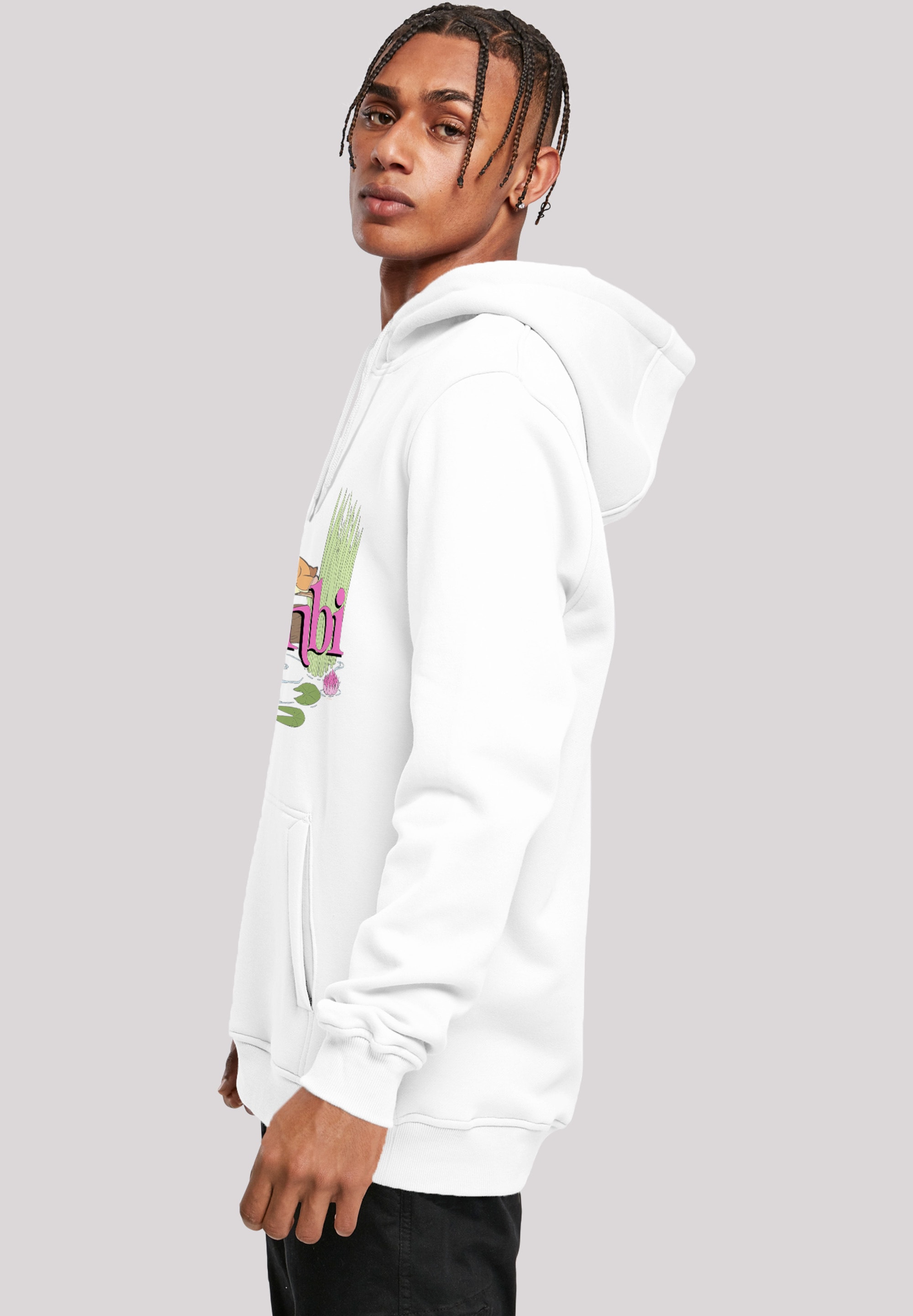 F4NT4STIC Sweatshirt »Disney Bambi Kiss«, Herren,Premium Merch,Slim-Fit,Kapuzenpullover,Bedruckt