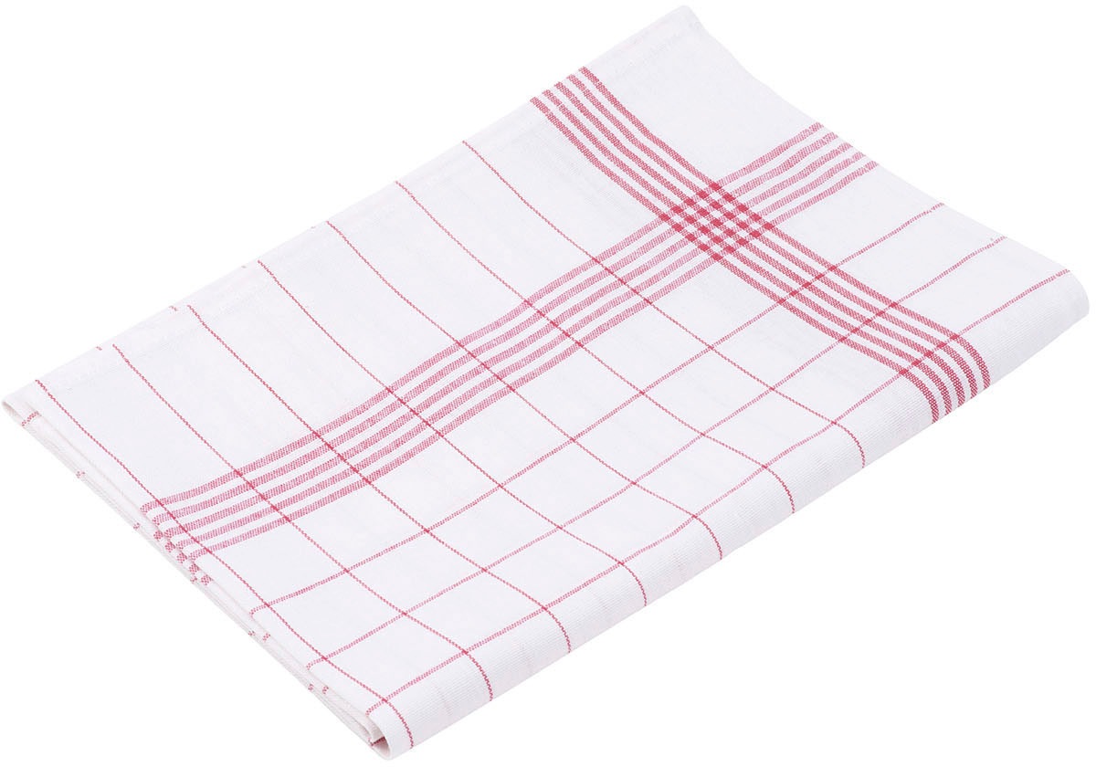 Gözze Geschirrtuch »Geschirrtücher, Des. 60041 Karo«, (Set, 10 tlg.), aus 100% Baumwolle