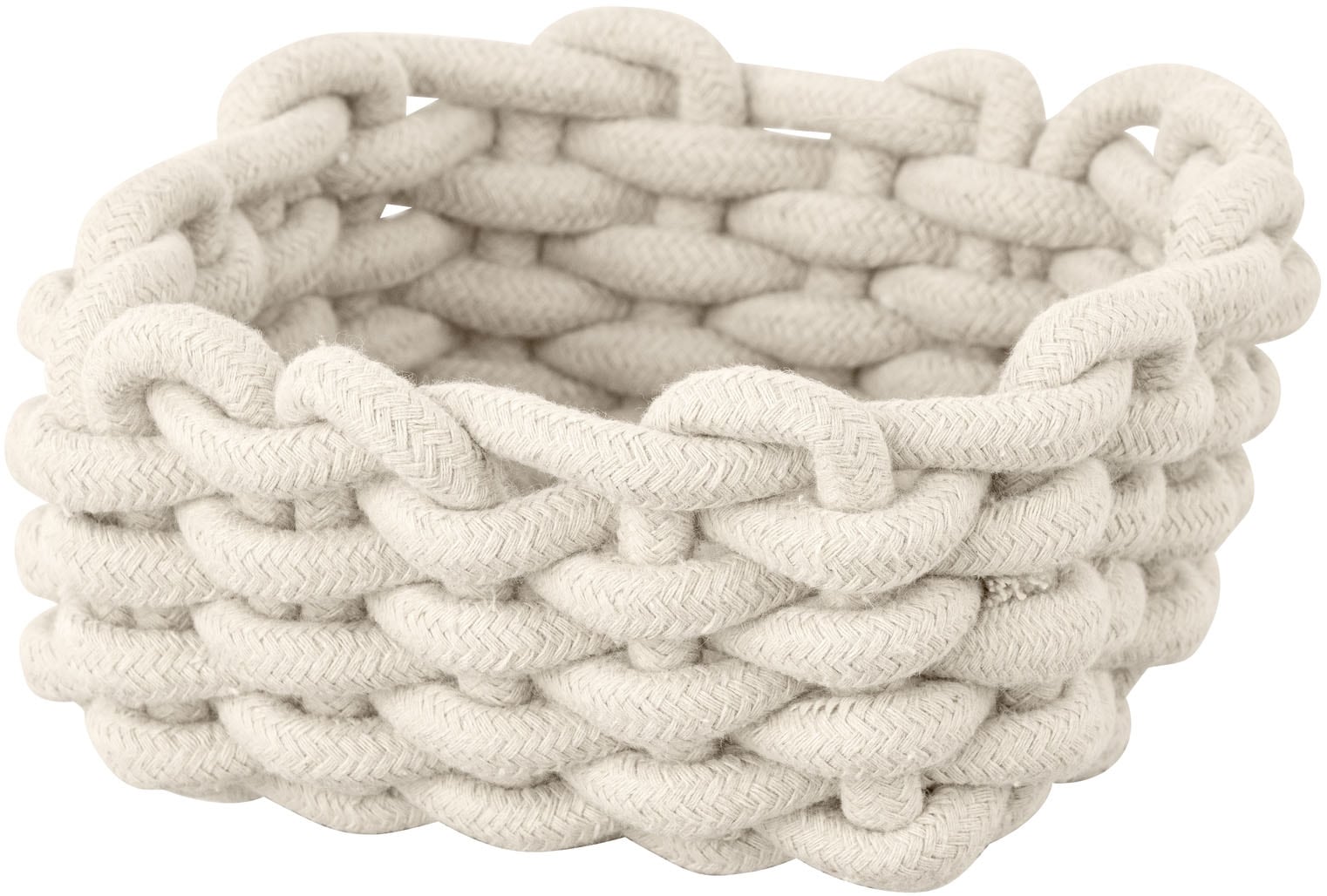 SCHÖNER WOHNEN-Kollektion Aufbewahrungskorb »»Melara««, (Set, 2 St.), Badkörbe aus Cotton Rope zur Aufbewahrung von Badutensilien, 2 Größen