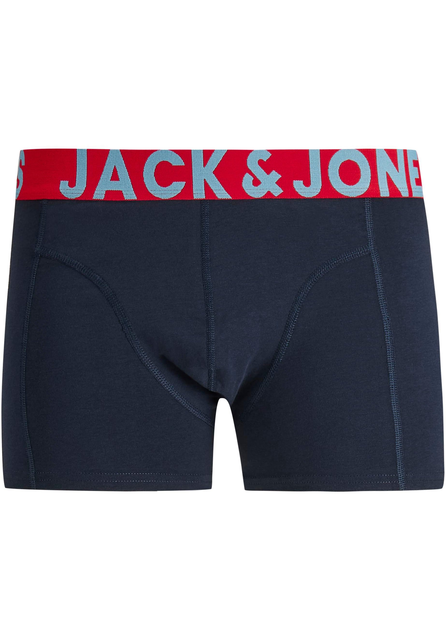Jack & Jones Junior Boxershorts »JACCRAZY SOLID TRUNKS 3 PACK NOOS JNR«, (Packung, 3 St.)