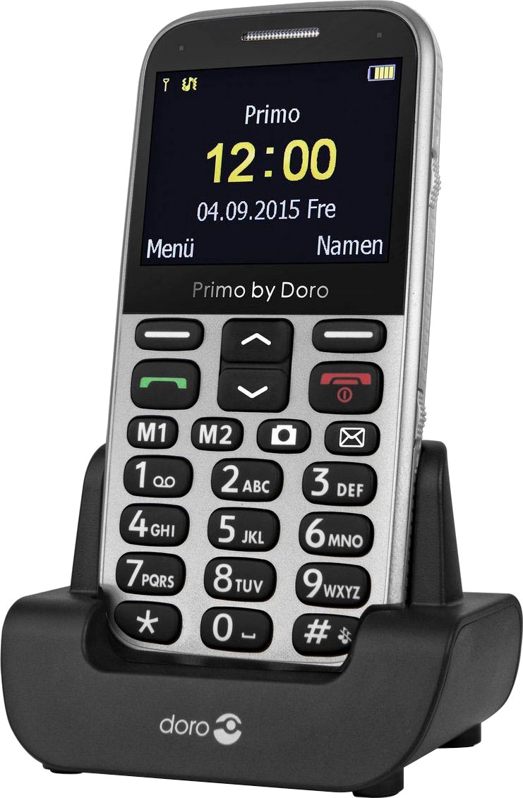 Doro Handy »Primo™ 366«, silberfarben, 5,8 cm/2,3 Zoll